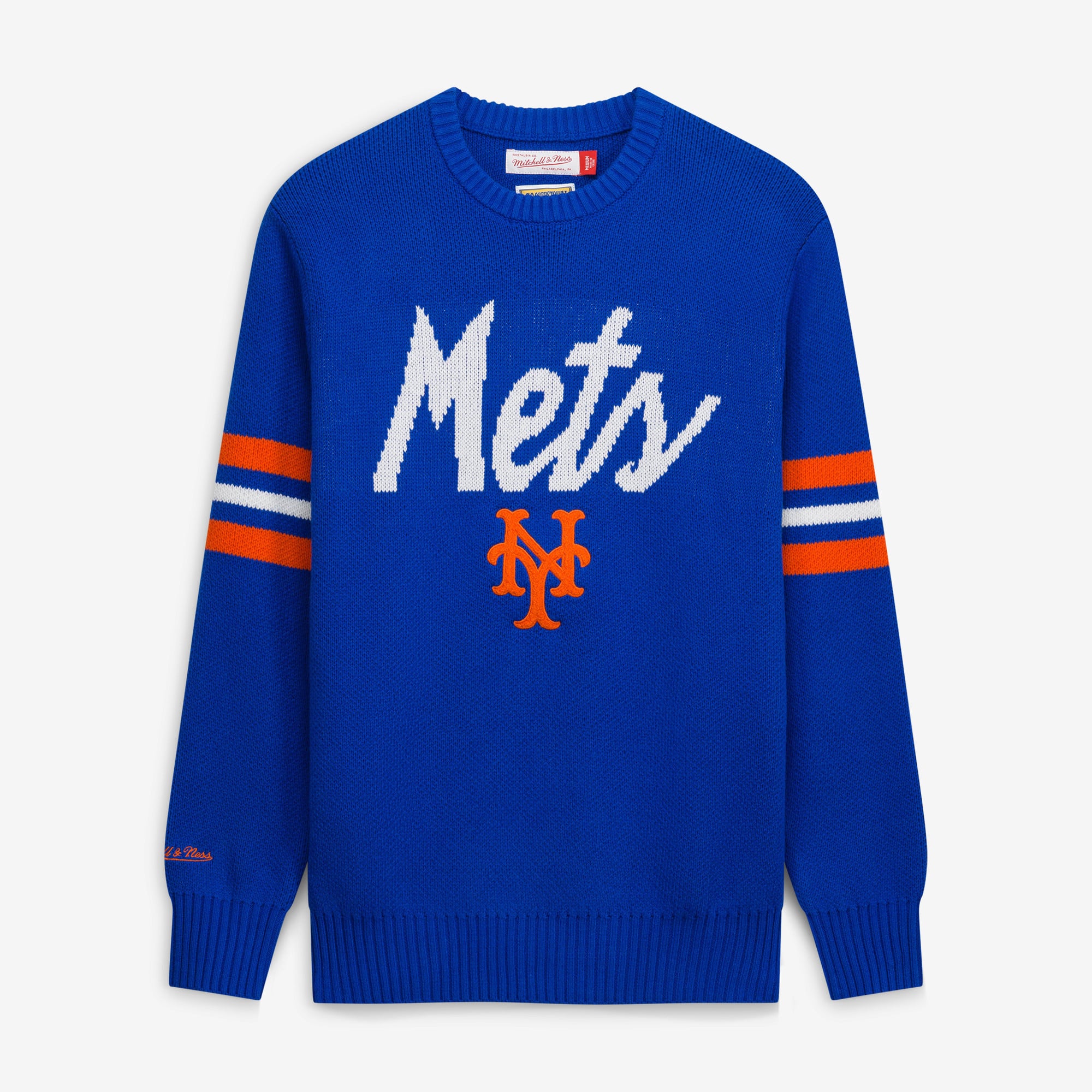 Pull Mitchell & Ness Royal New York Mets pour homme
