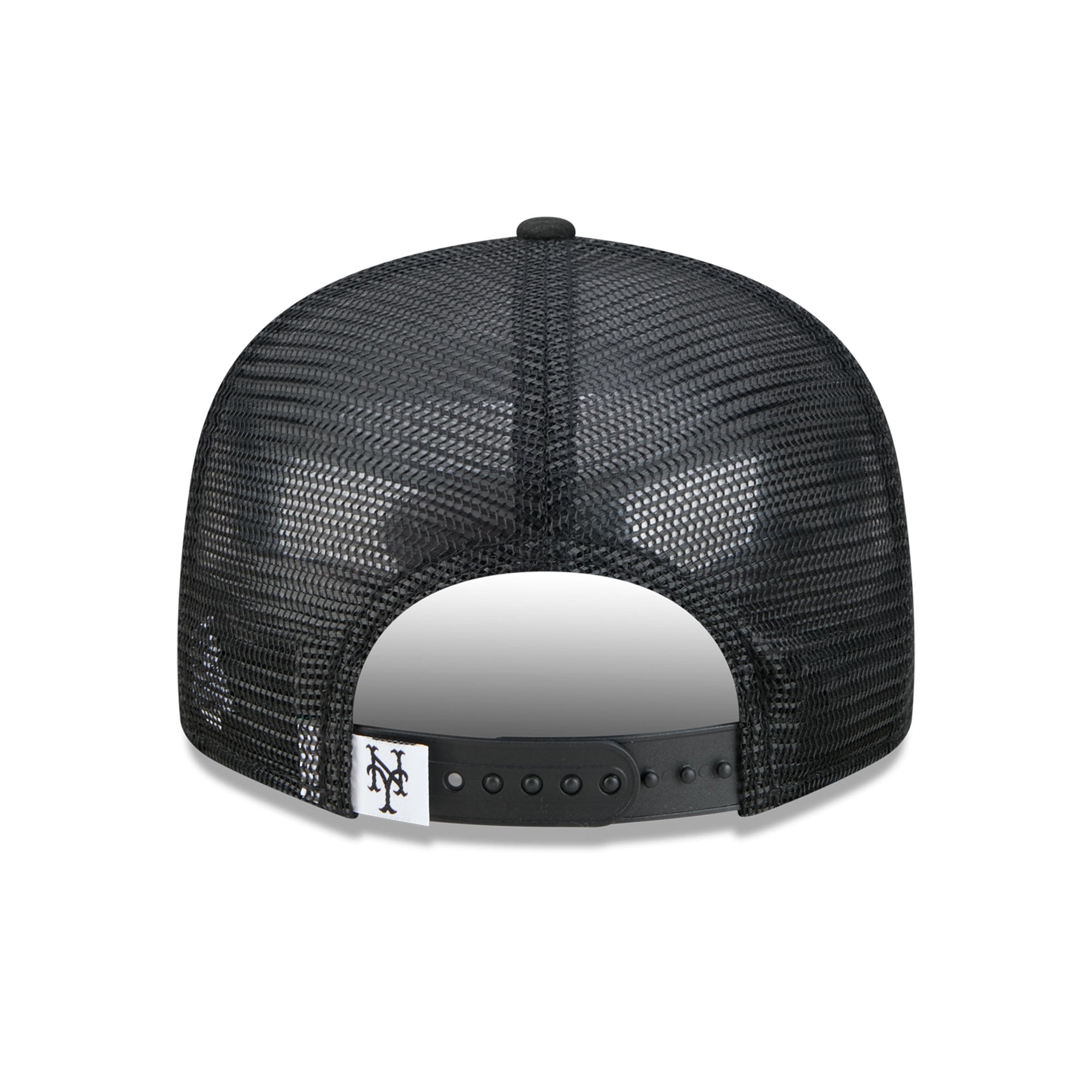 Men's New Era Black New York Mets 9FIFTY Adjustable Trucker Hat