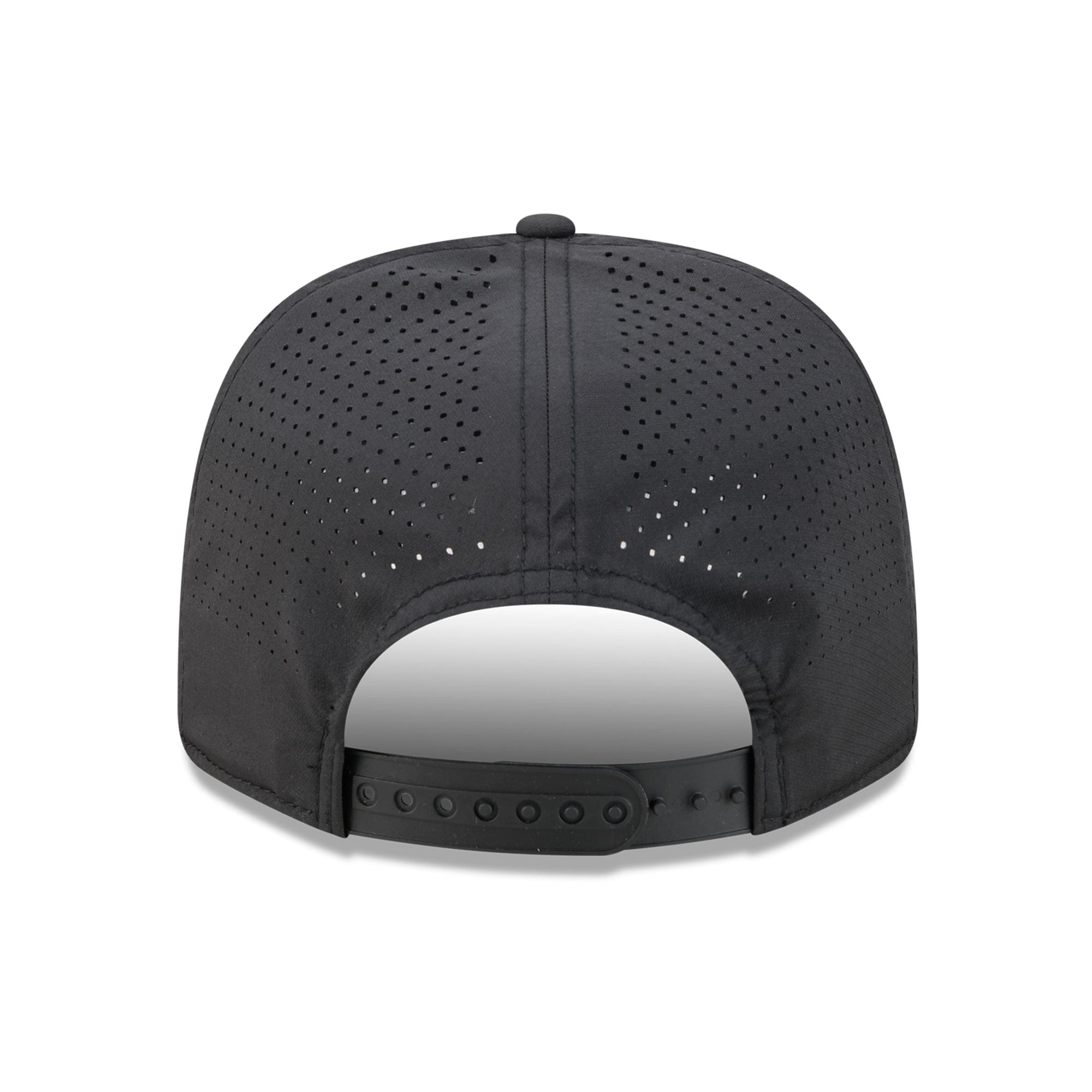 Casquette New Era noire New York Mets pour homme, modèle 9SEVENTY à cordon ajustable.