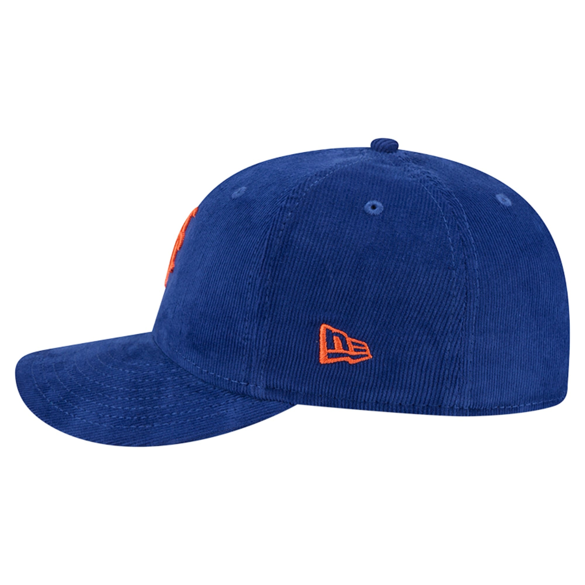Casquette ajustée New Era bleue pour homme York Mets Seinfeld, modèle 59FIFTY à profil bas