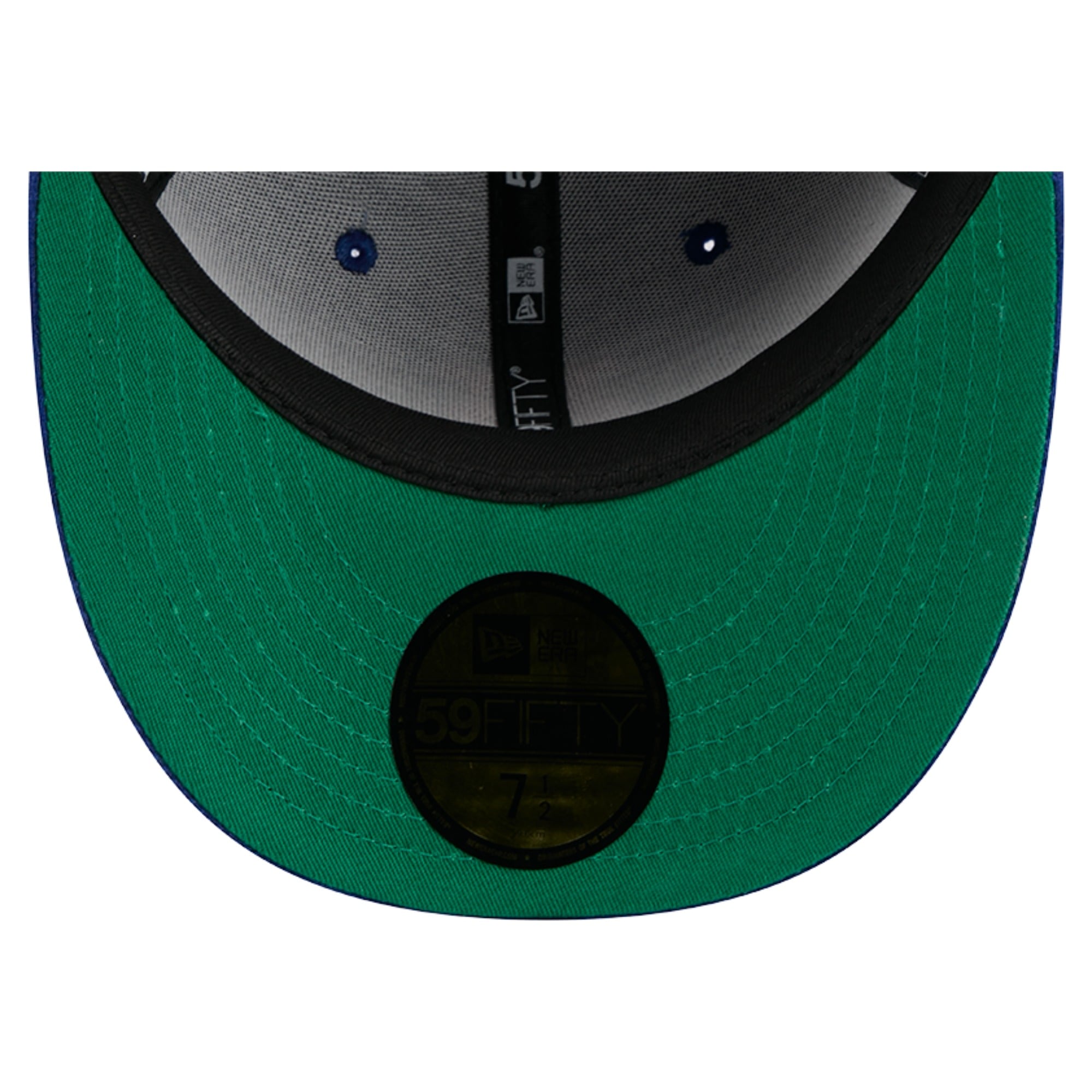 Casquette ajustée New Era bleue pour homme York Mets Seinfeld, modèle 59FIFTY à profil bas