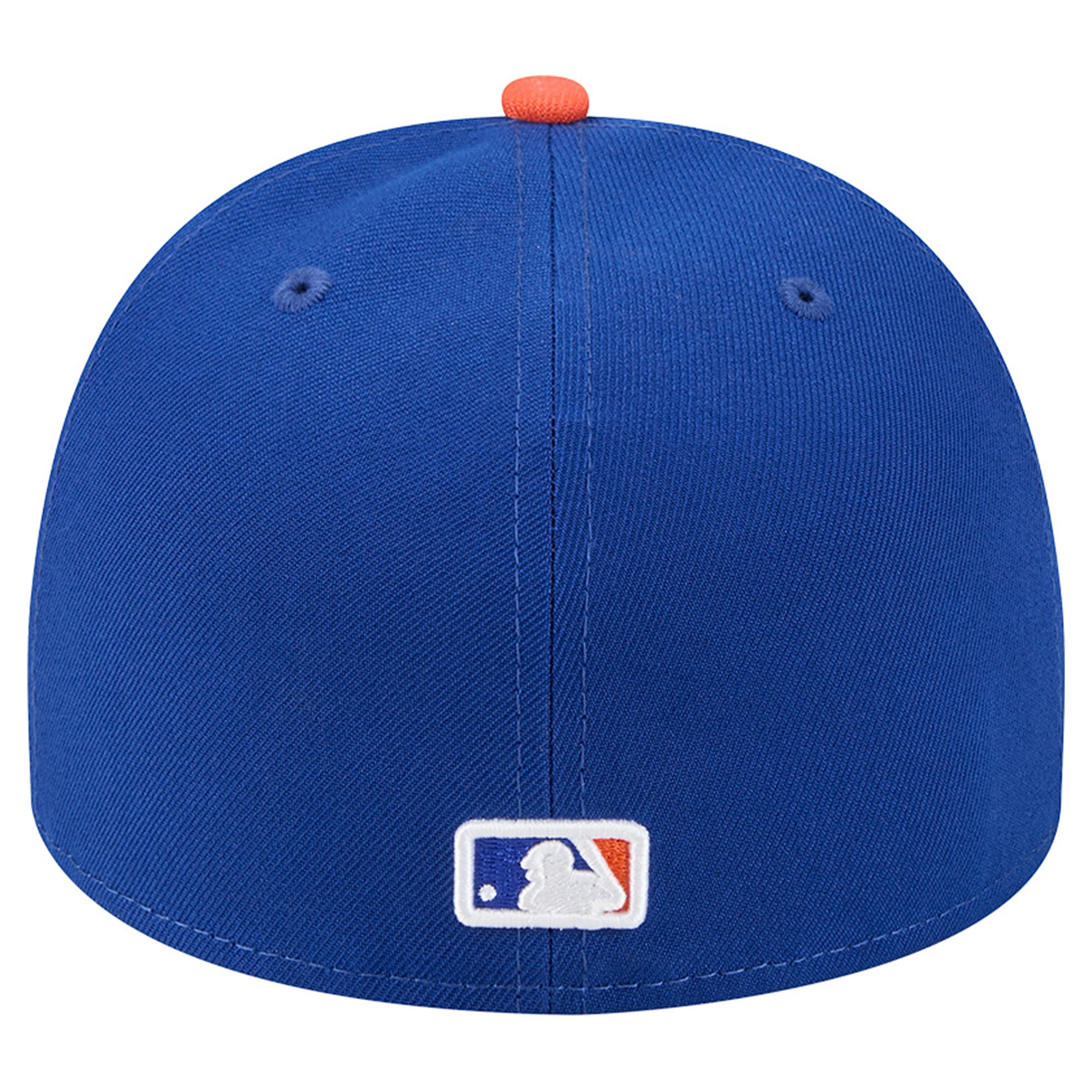 Casquette ajustée New Era 59FIFTY pour homme, bleu/orange, motif dessin animé des Mets de York