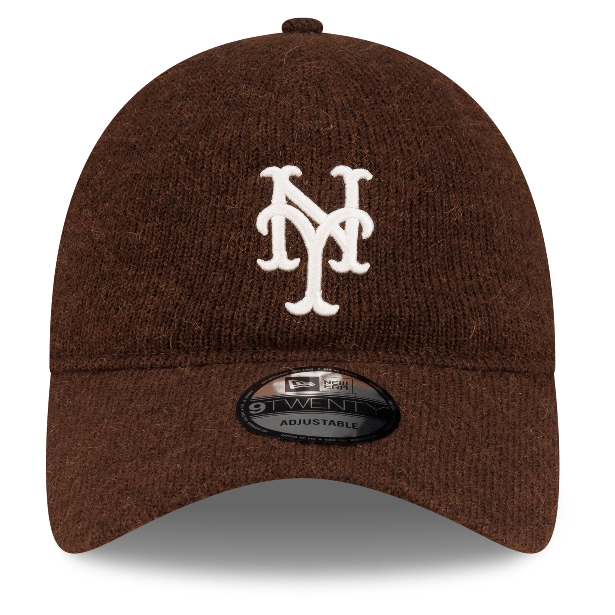 Casquette ajustable New Era marron New York Mets Open Market en laine 9TWENTY pour homme