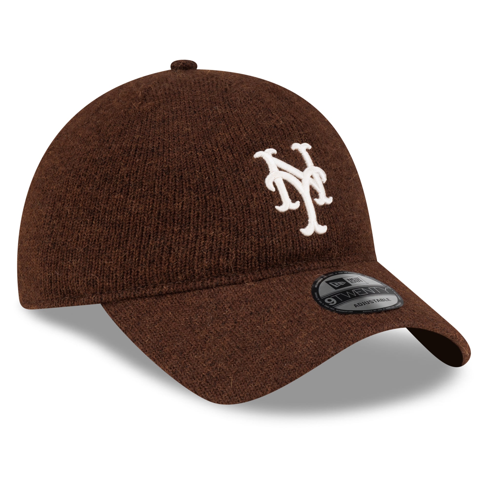 Casquette ajustable New Era marron New York Mets Open Market en laine 9TWENTY pour homme