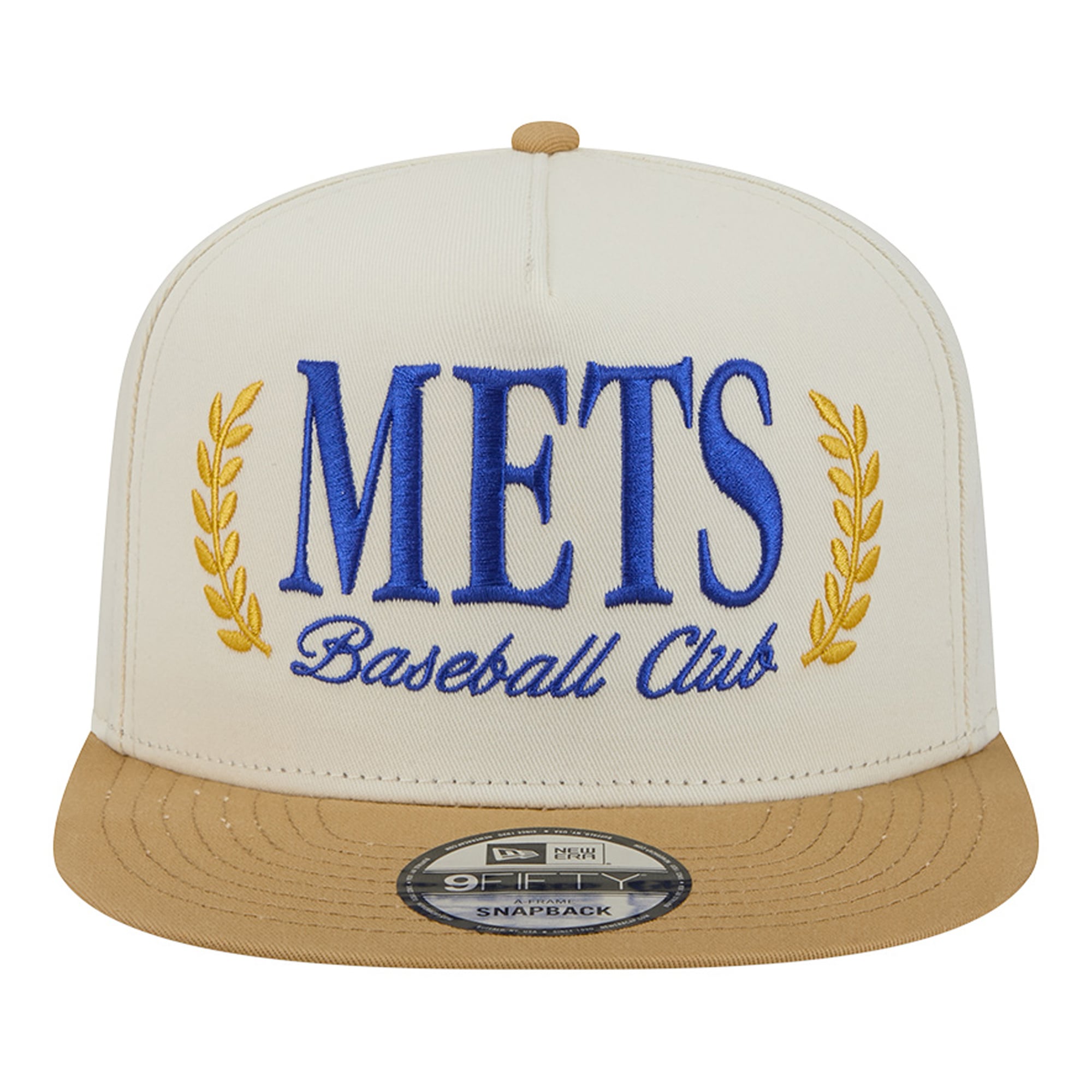 Casquette snapback New Era crème New York Mets Club 9FIFTY pour homme