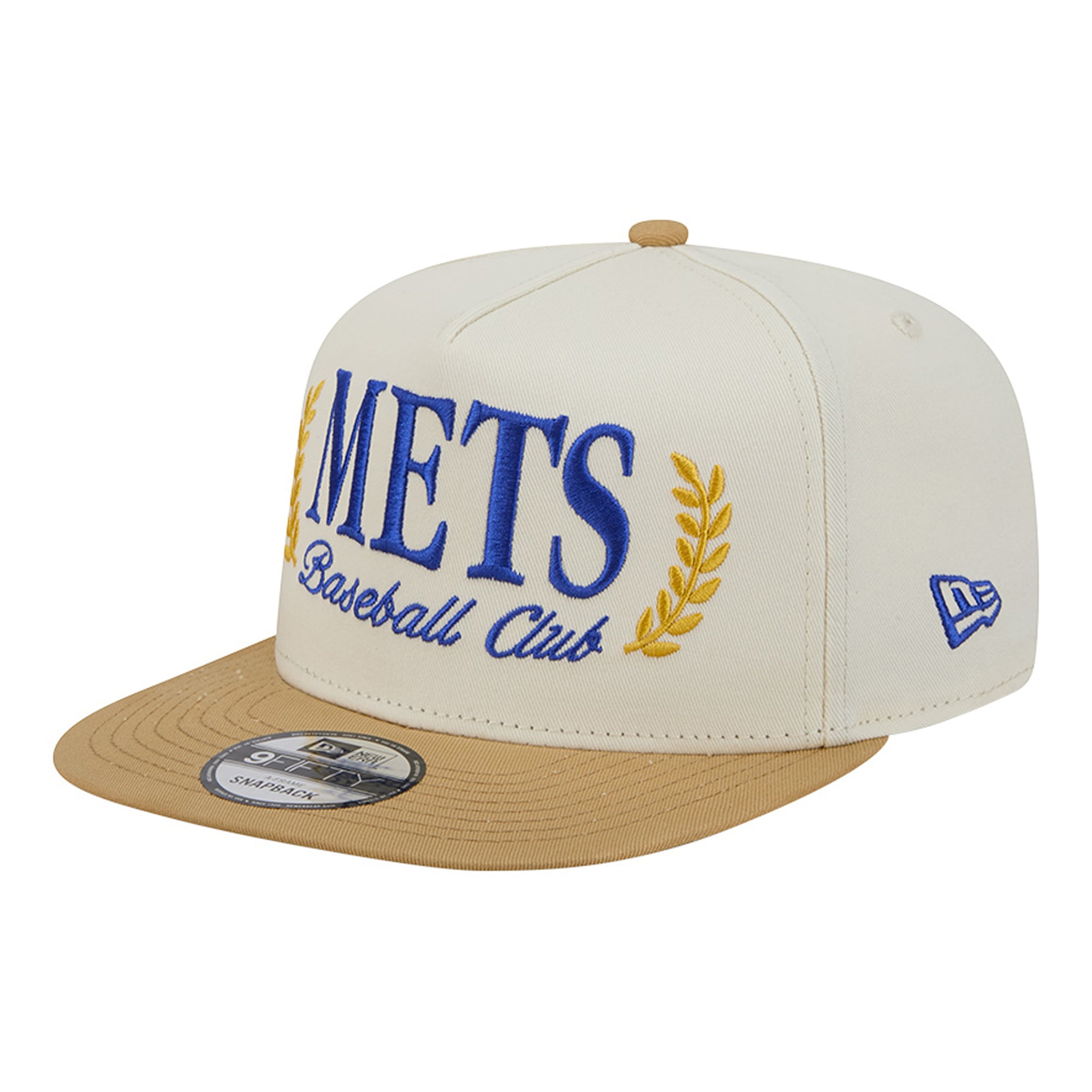 Casquette snapback New Era crème New York Mets Club 9FIFTY pour homme
