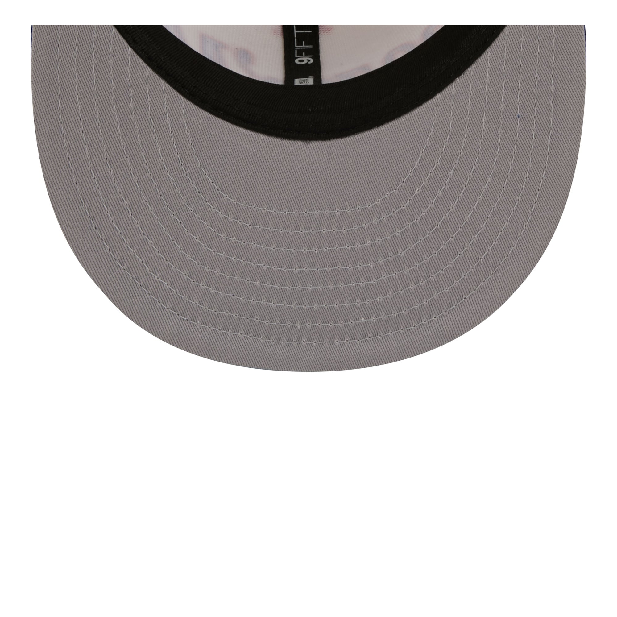 Casquette snapback New Era crème pour homme, modèle oversize à slogan des Mets de New York (9FIFTY).