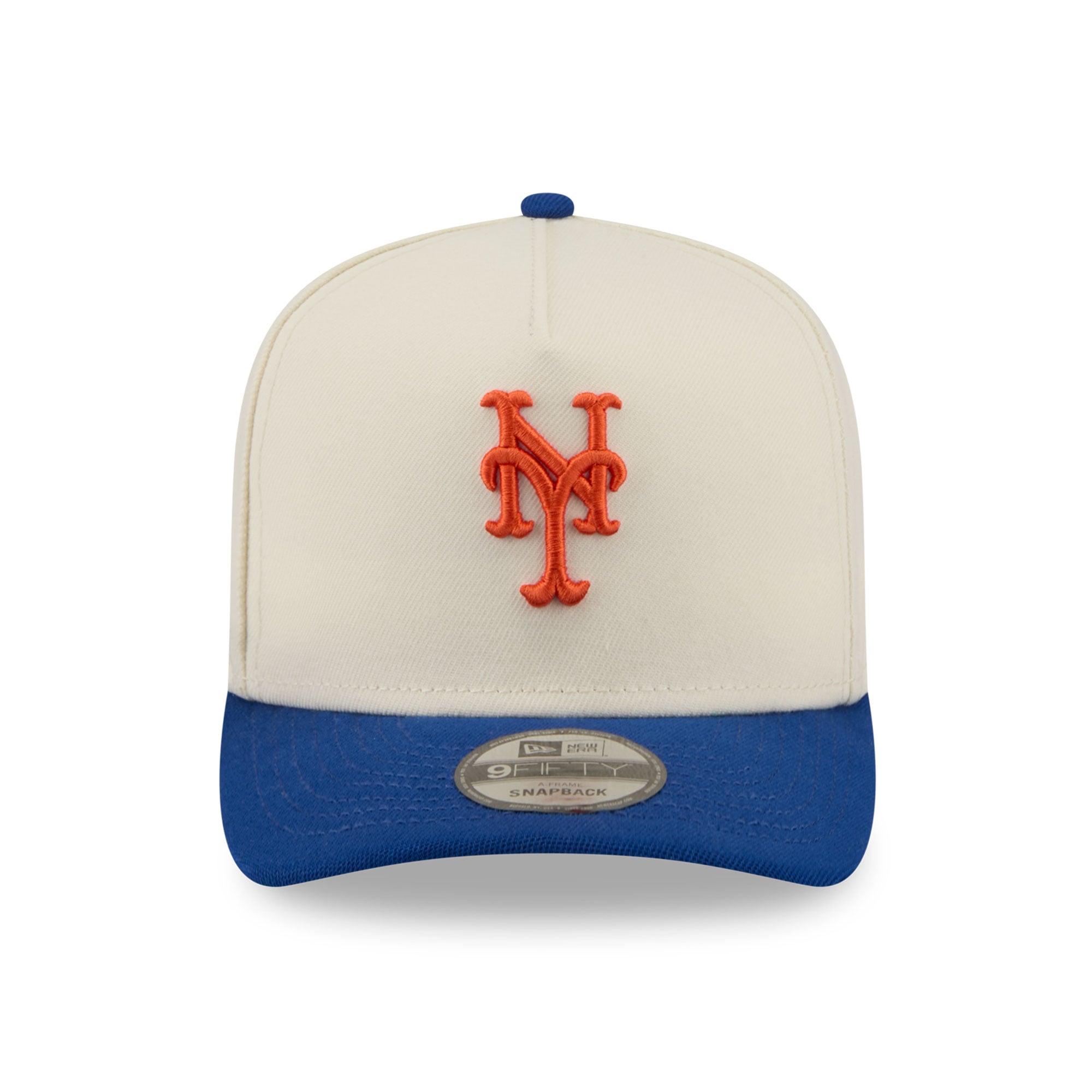 Casquette snapback New Era crème New York Mets pour homme 9FIFTY A-Frame