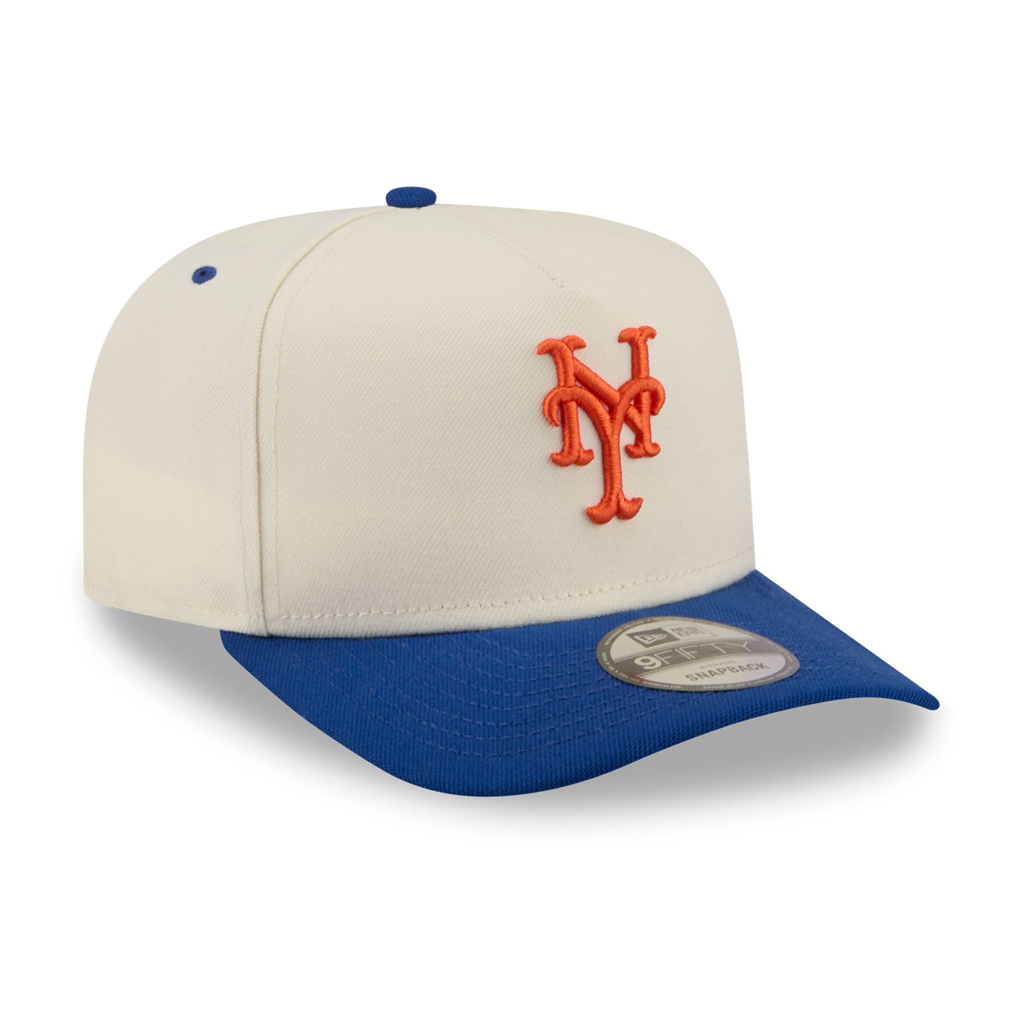 Casquette snapback New Era crème New York Mets pour homme 9FIFTY A-Frame