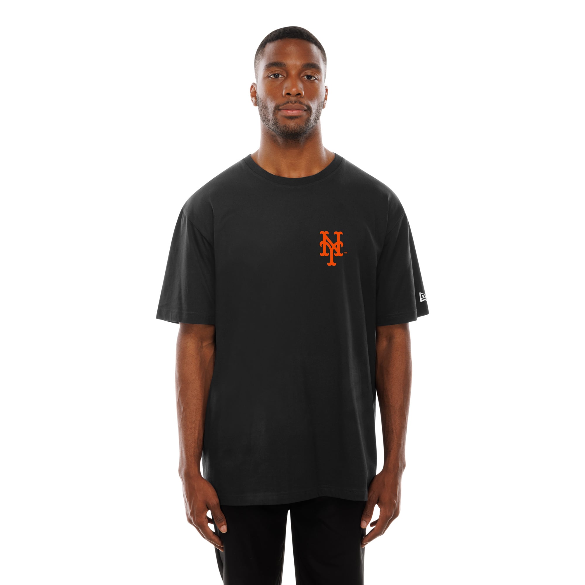 T-shirt graphique noir New Era David Wright pour homme, joueur retraité des Mets de York