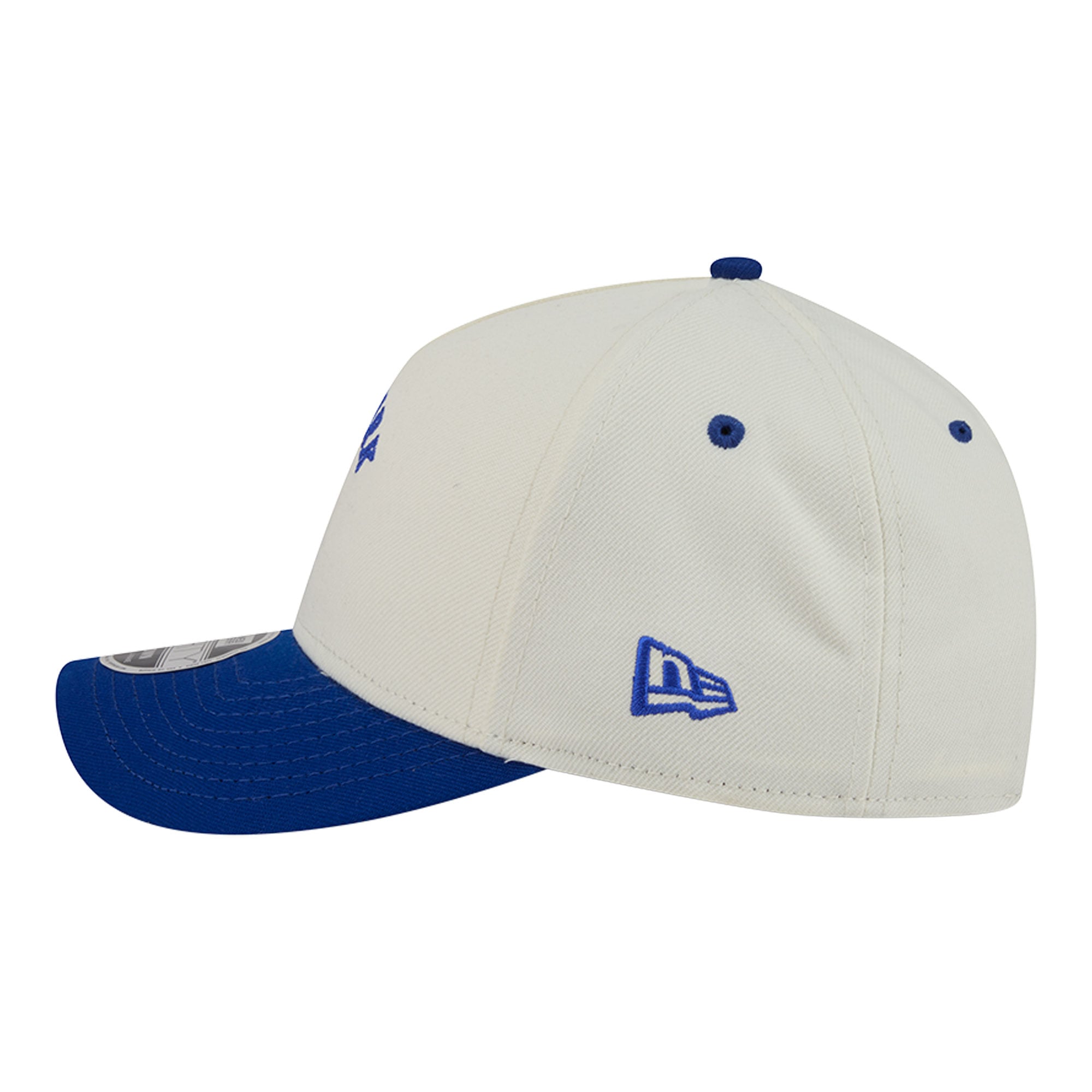 Men's New Era Natural/Royal New York Mets Arch 9FORTY A-Frame M-Crown Adjustable Hat