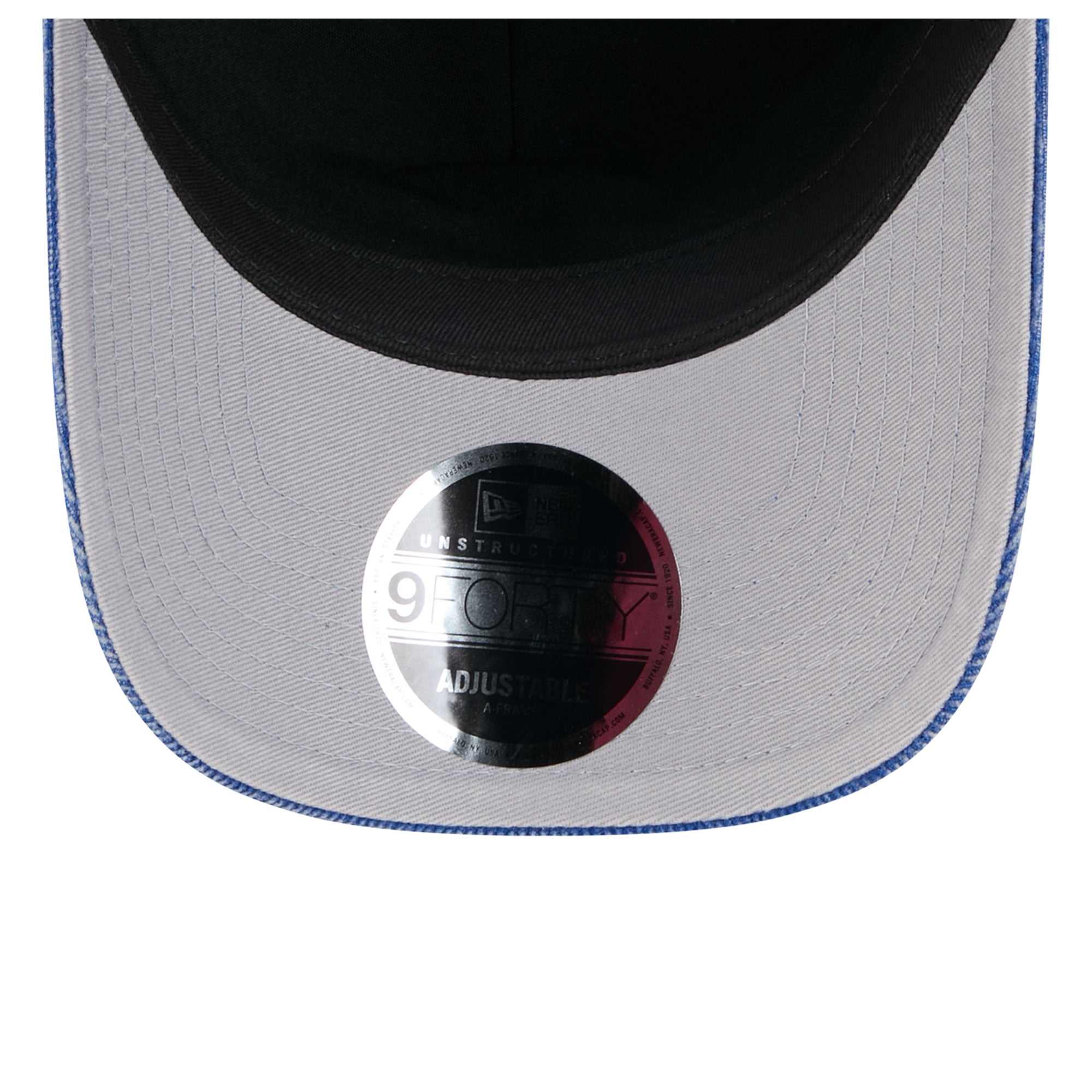 Casquette New Era Royal New York Mets 1986 World Series pour homme, en velours côtelé ton sur ton, modèle 9FORTY à monture A ajustable, avec écusson latéral.