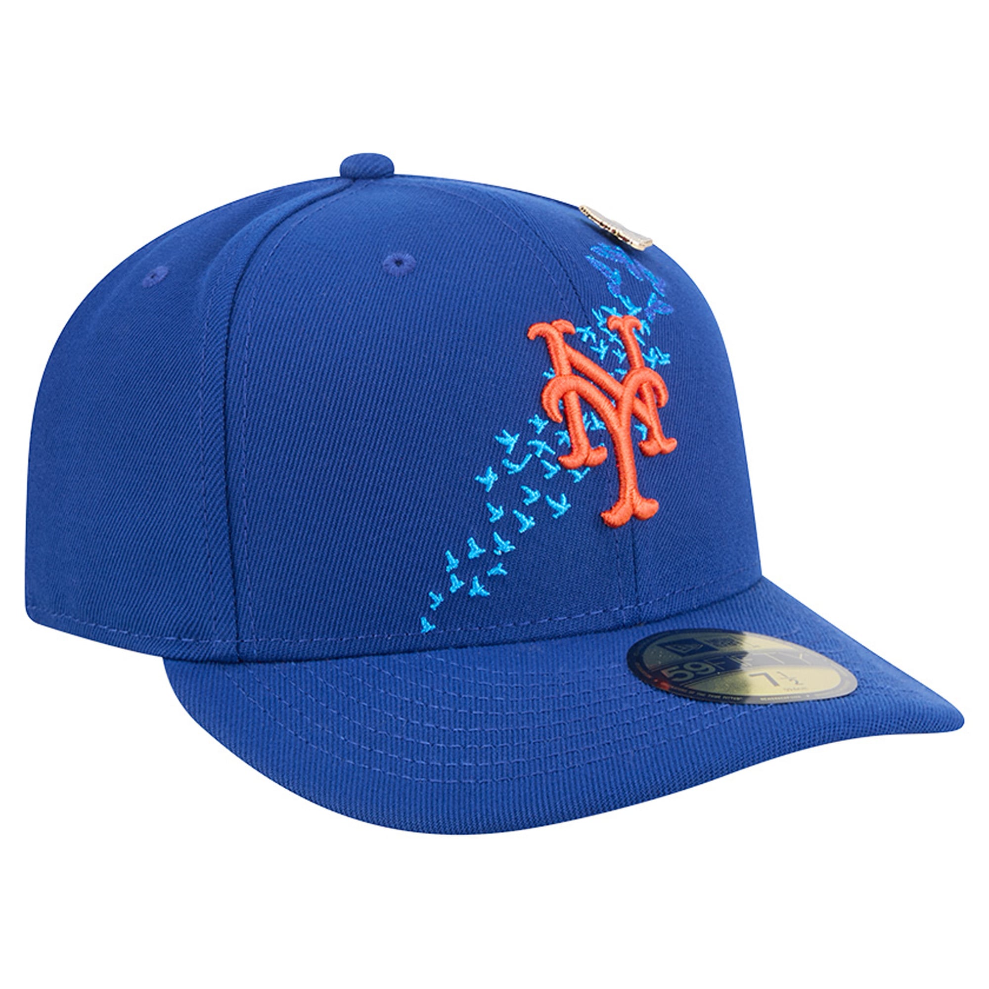 Casquette ajustée New Era Royal York Mets City Icon Pin 59FIFTY pour homme