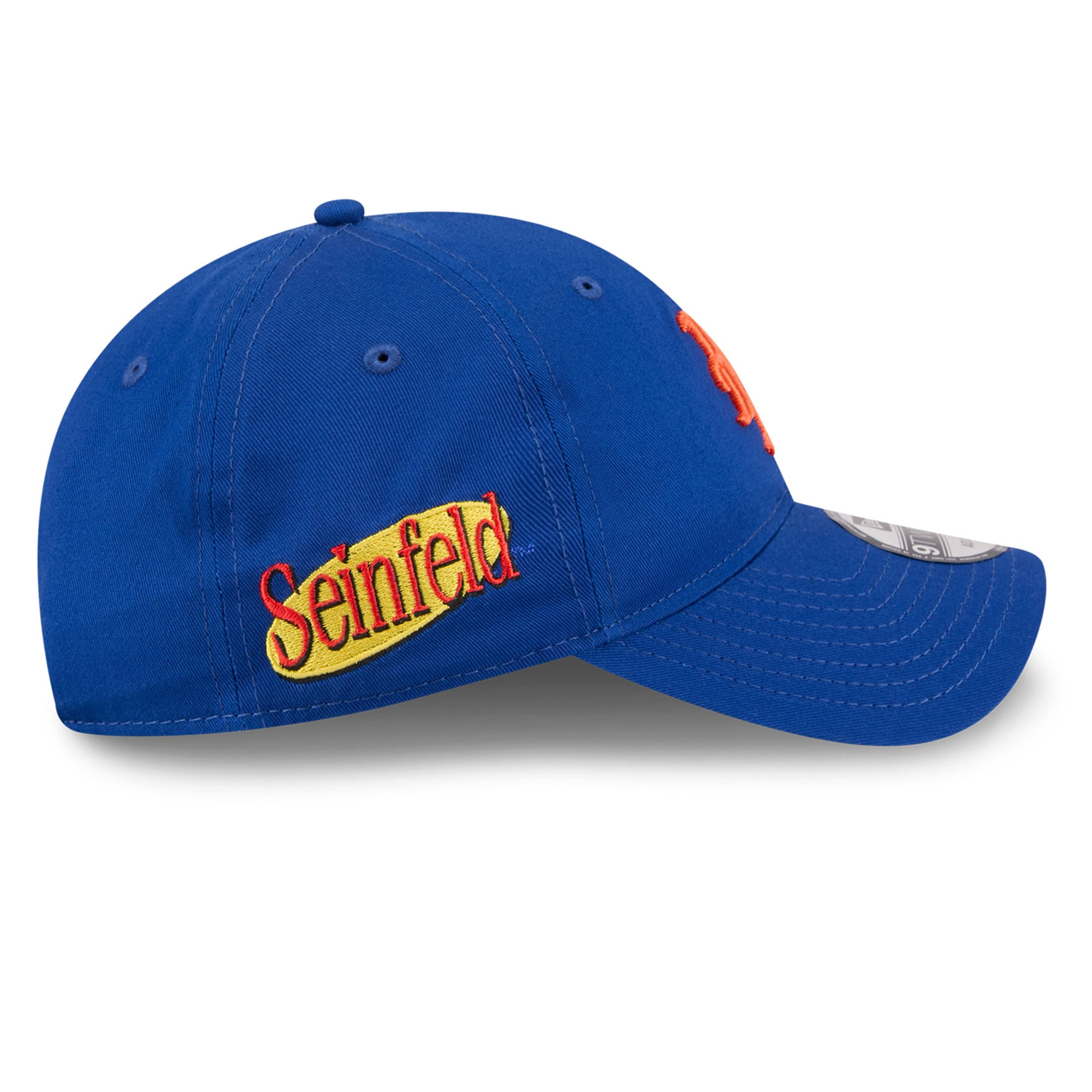 Casquette ajustable New Era Royal New York Mets Seinfeld 9TWENTY pour homme