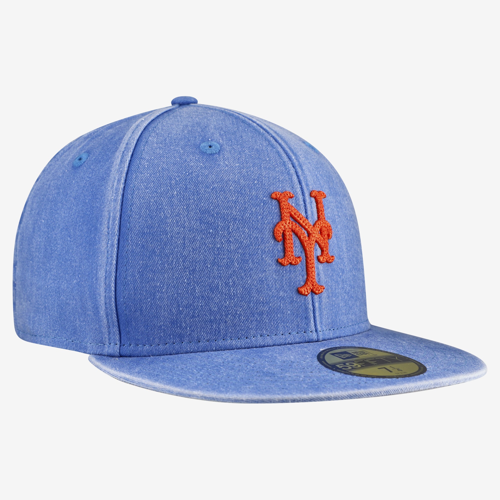 Casquette ajustée New Era Royal York Mets Washed 59FIFTY pour homme