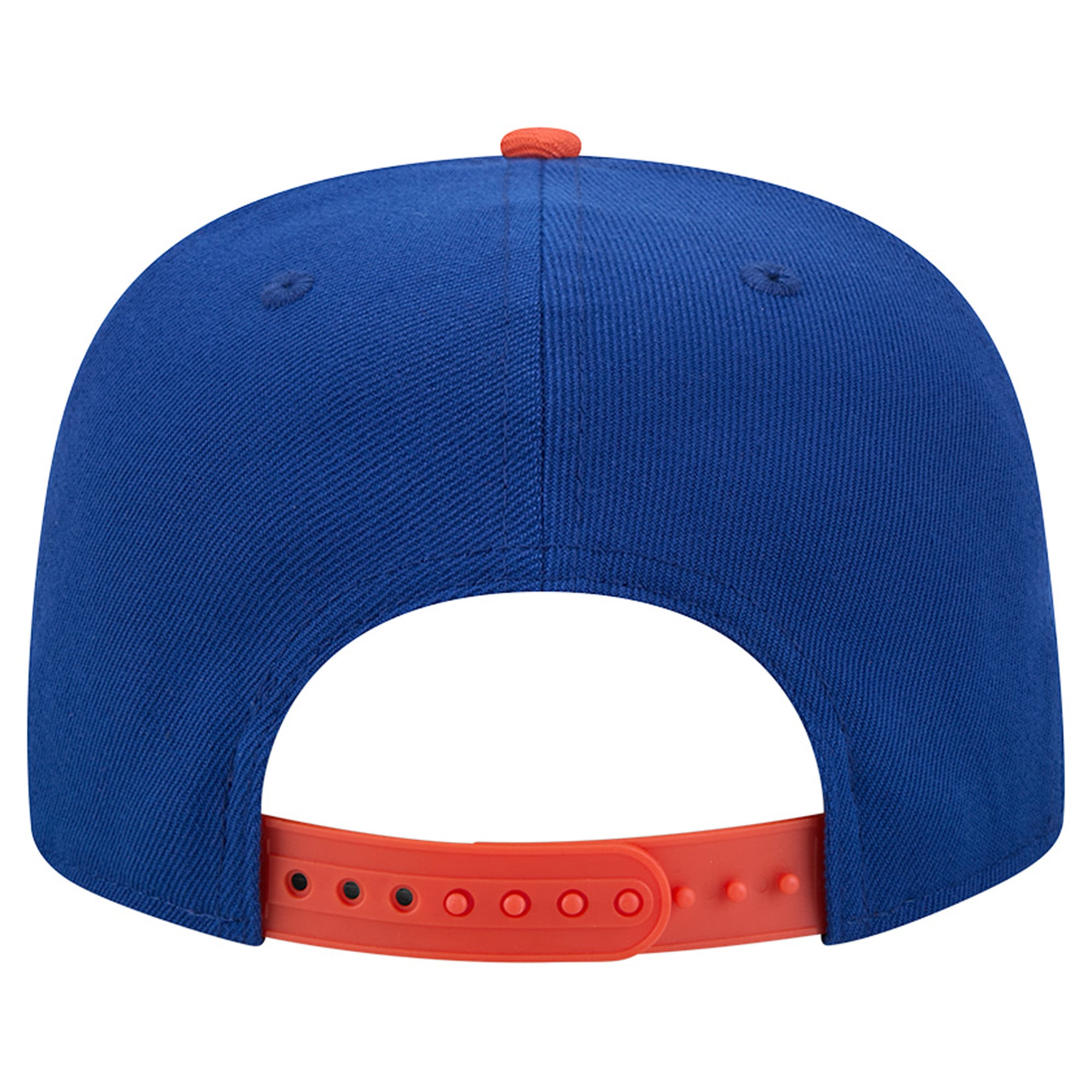Men's New Era Royal/Orange New York Mets Chenille Gradient A-Frame 9FIFTY Snapback Hat