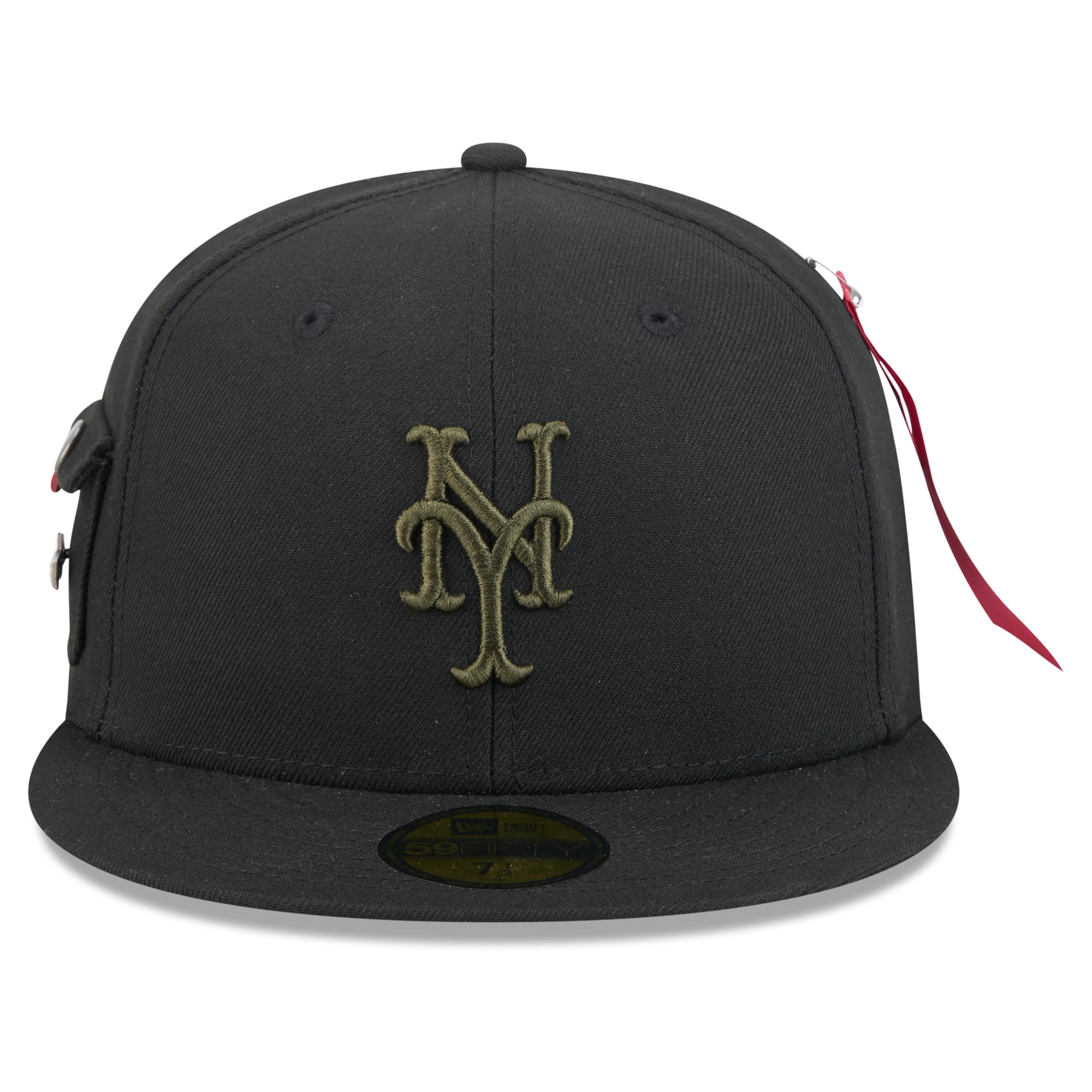 Casquette ajustée New Era x Alpha Industries noire York Mets 59FIFTY pour homme
