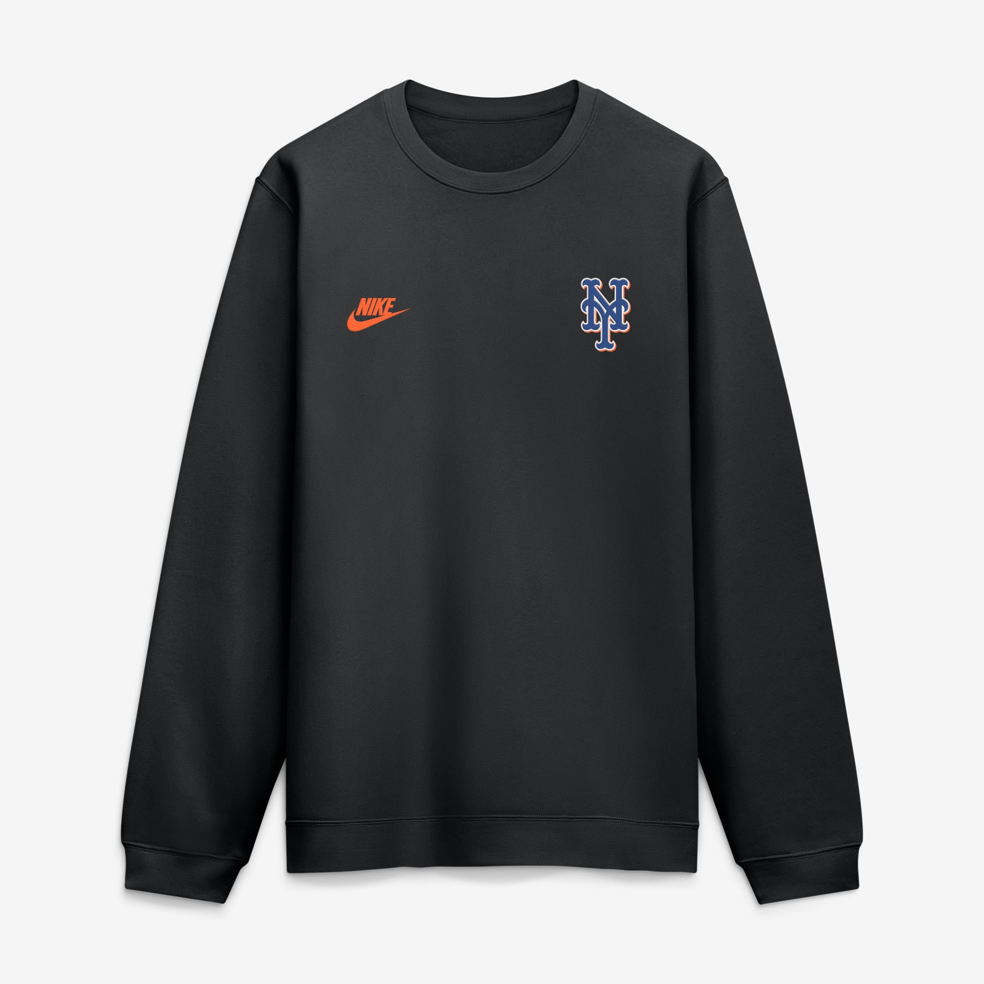 Men's Nike Black New York Mets Cooperstown Diamond Sweatshirt