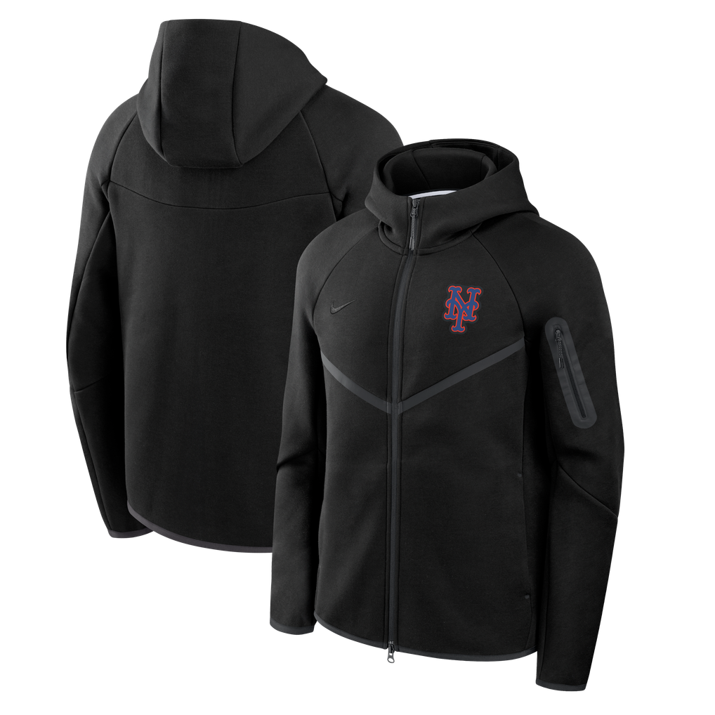 メンズ Nike ブラック ニューヨーク・メッツ Tech フリース Windrunner 