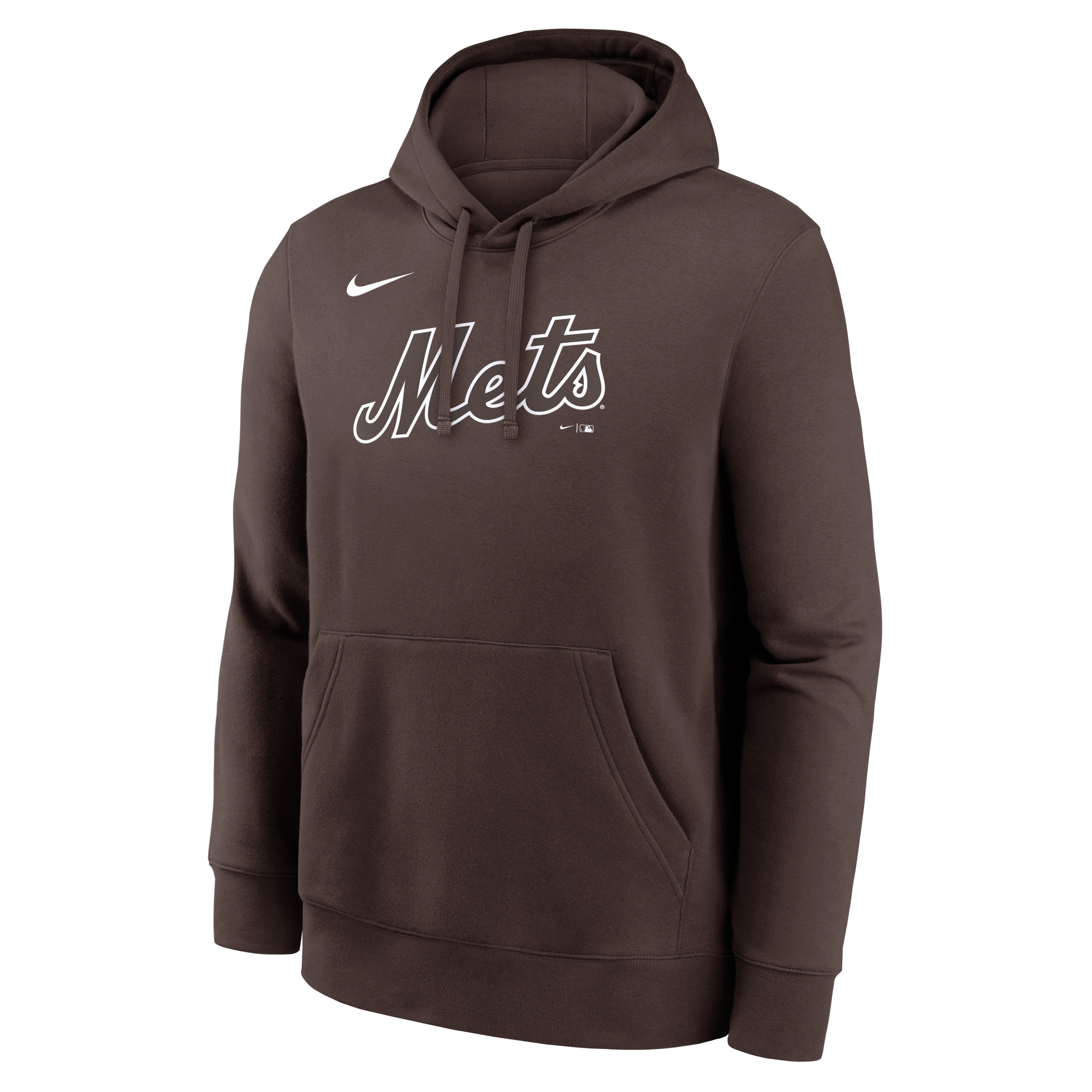 Men's Nike  Brown New York Mets Core Cinder Club Fleece Hoodie