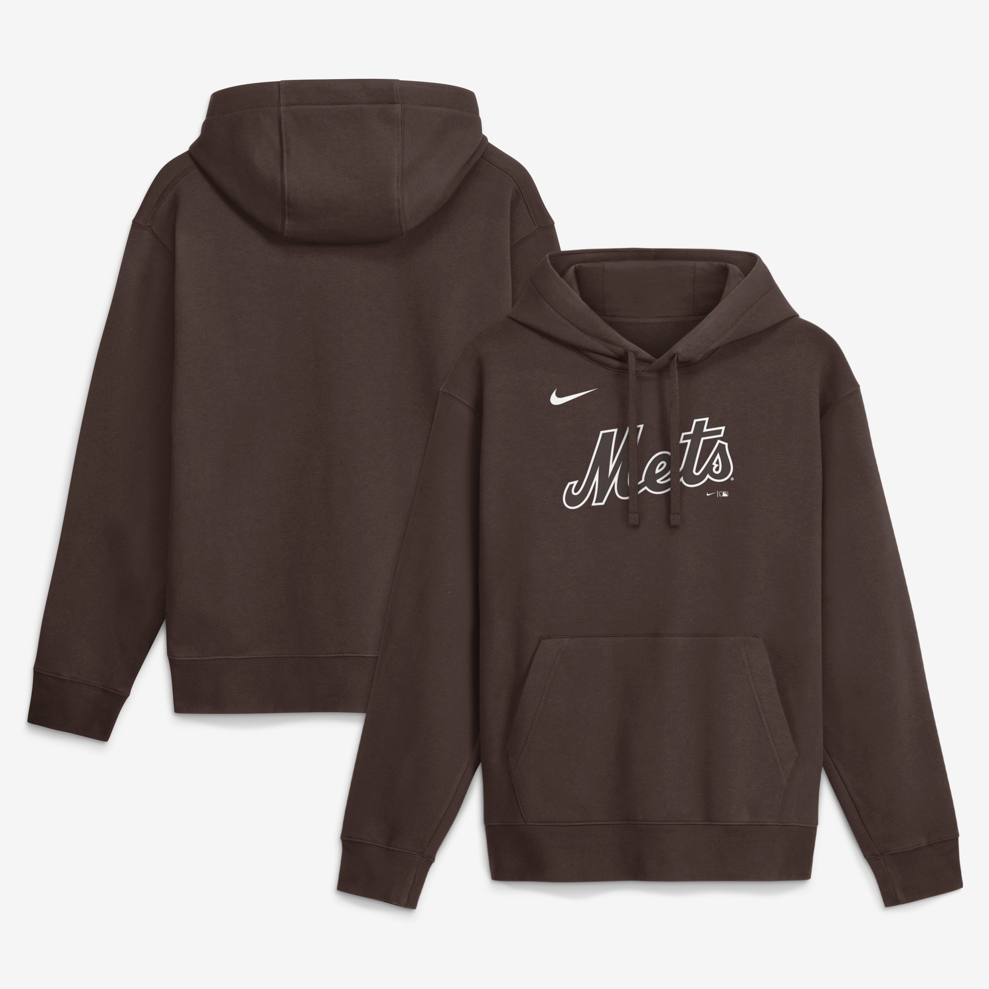 Men's Nike  Brown New York Mets Core Cinder Club Fleece Hoodie