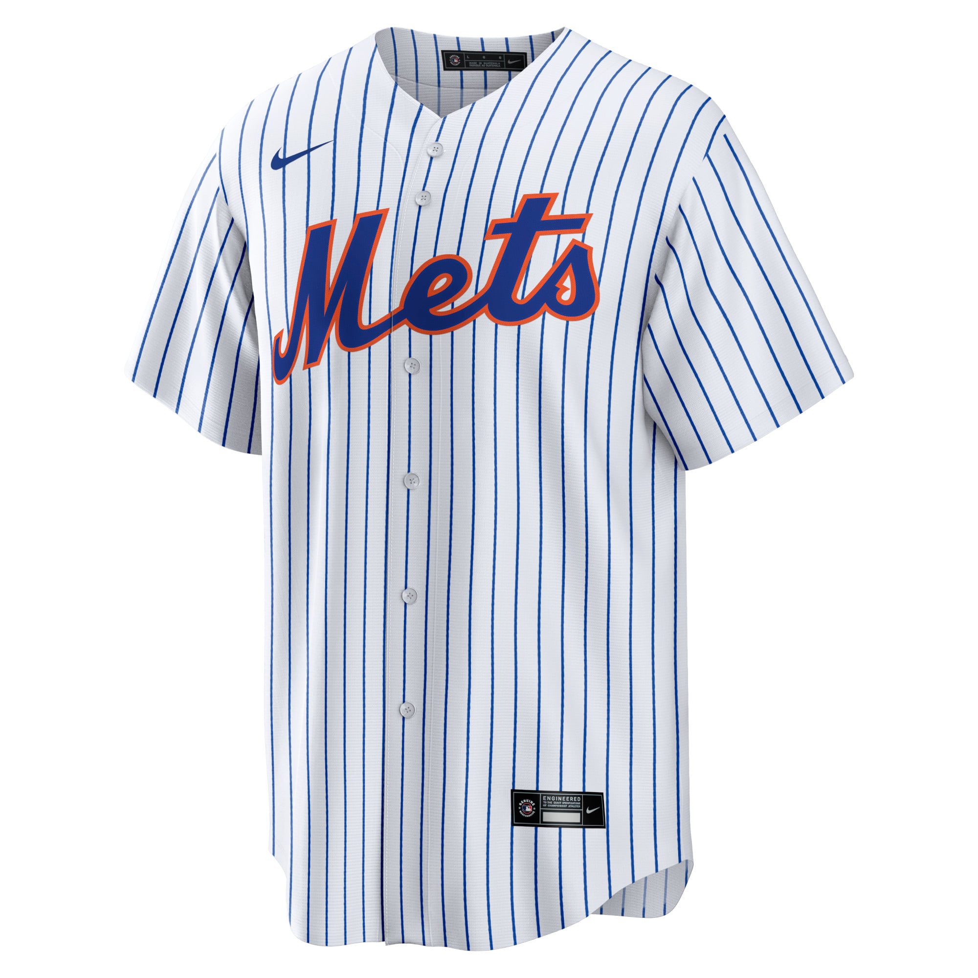 Maillot réplique Nike Francisco Alvarez blanc des Mets de New York pour homme