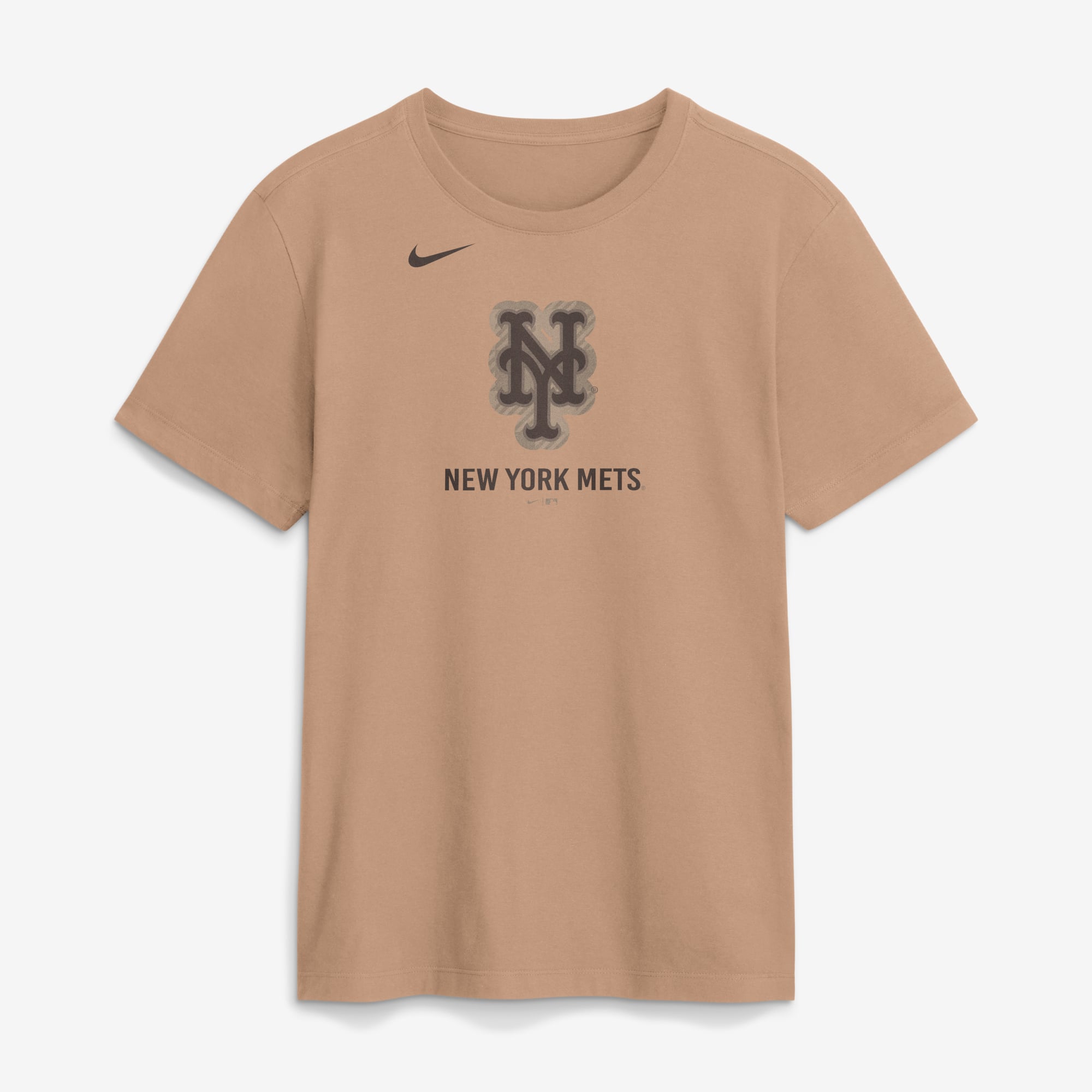 T-shirt en coton Nike beige New York Mets pour homme