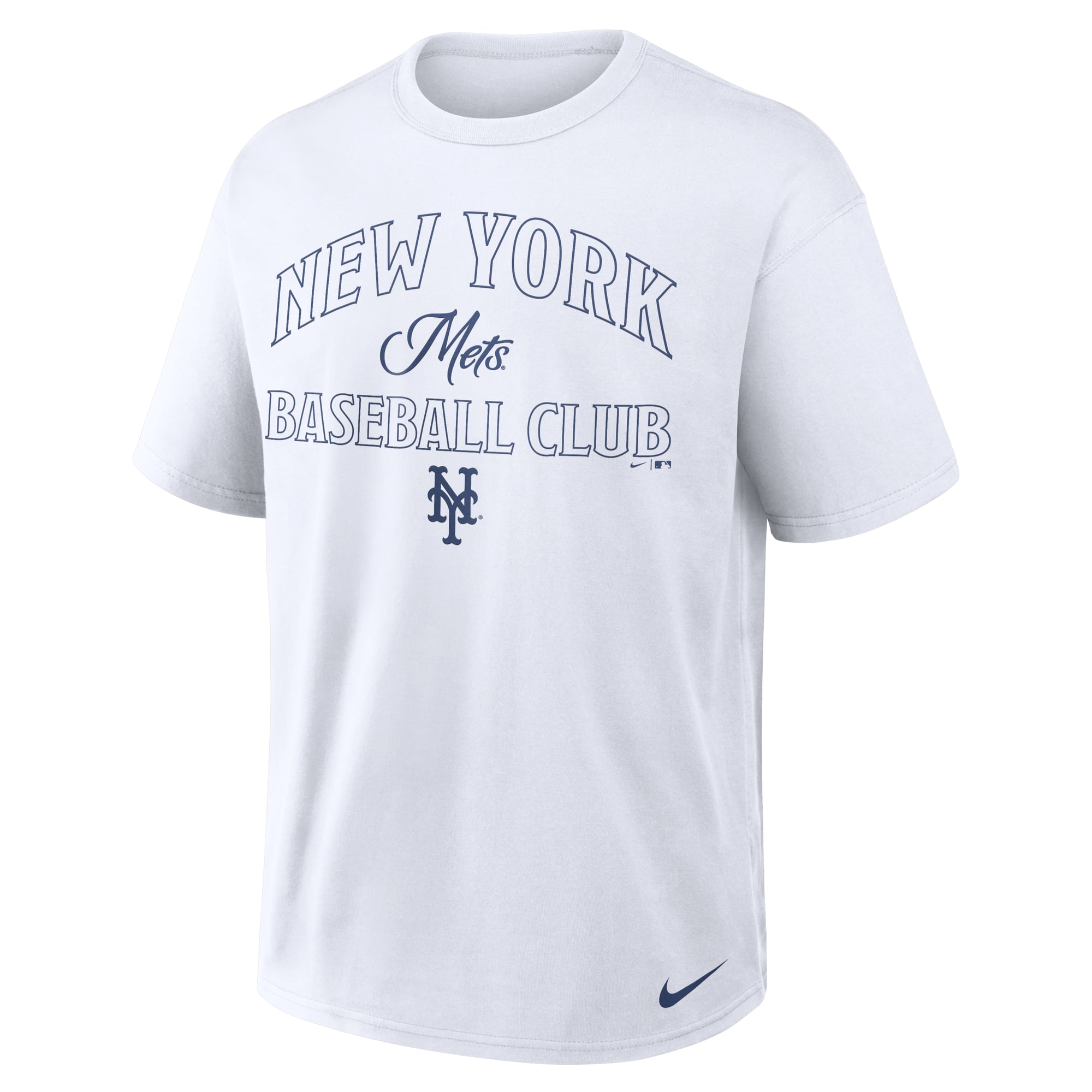 Men's Nike White New York Mets Max90 Heavyweight T-Shirt