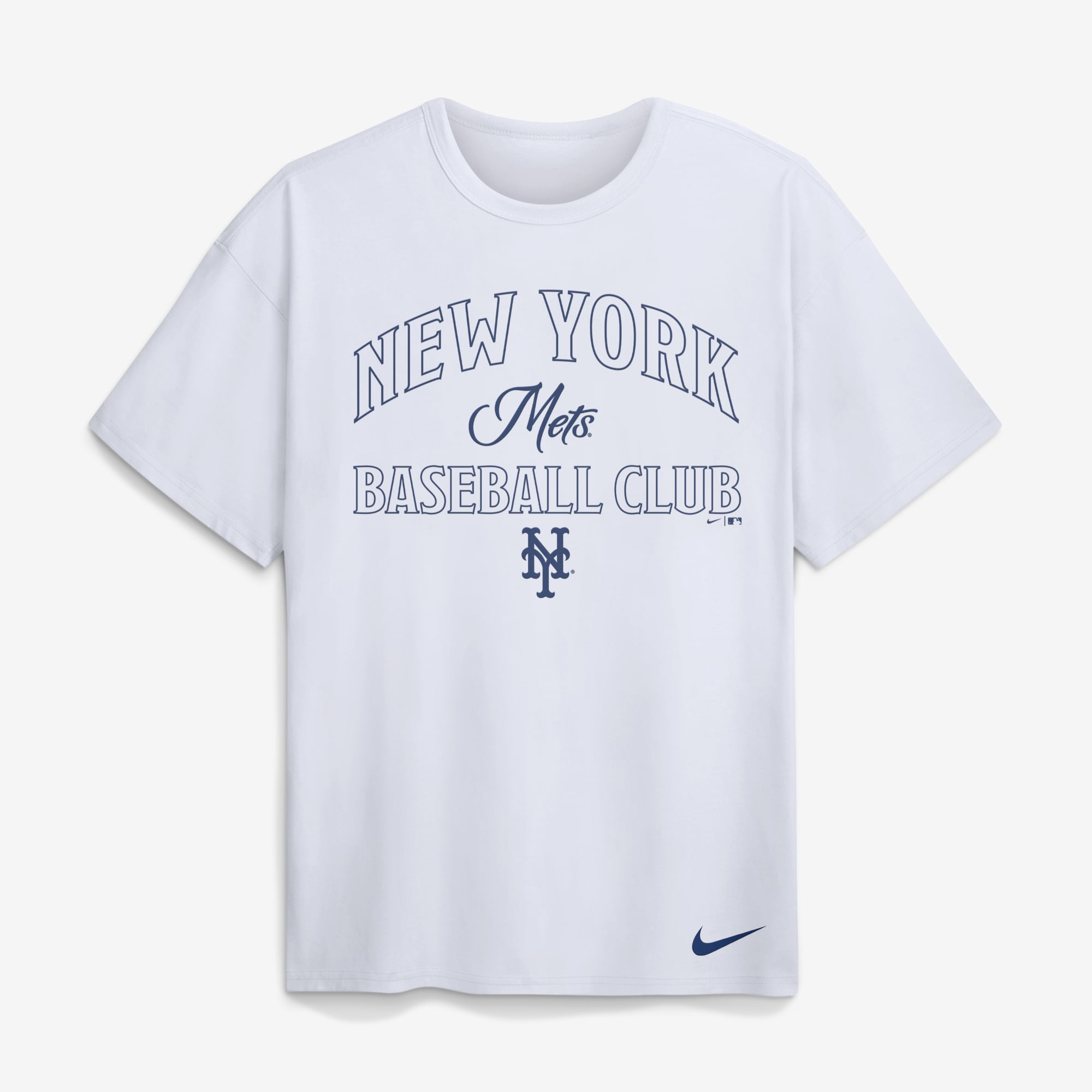 Men's Nike White New York Mets Max90 Heavyweight T-Shirt
