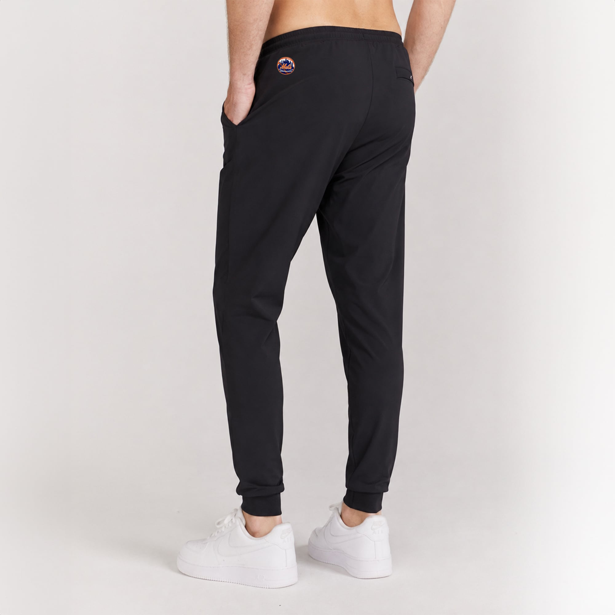 Men's Redvanly  Black New York Mets Donahue Jogger Sweatpants