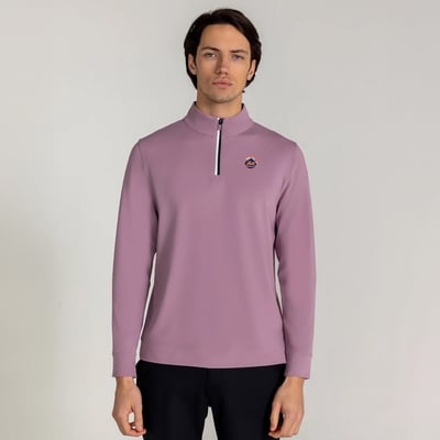  New York Mets Redvanly Fleet Quarter-Zip Pullover - Purple