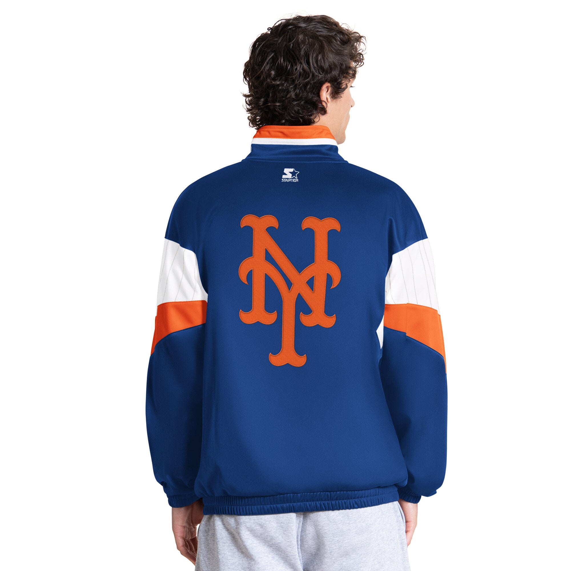 Veste de survêtement zippée intégrale Starter Royal New York Mets Legacy pour homme