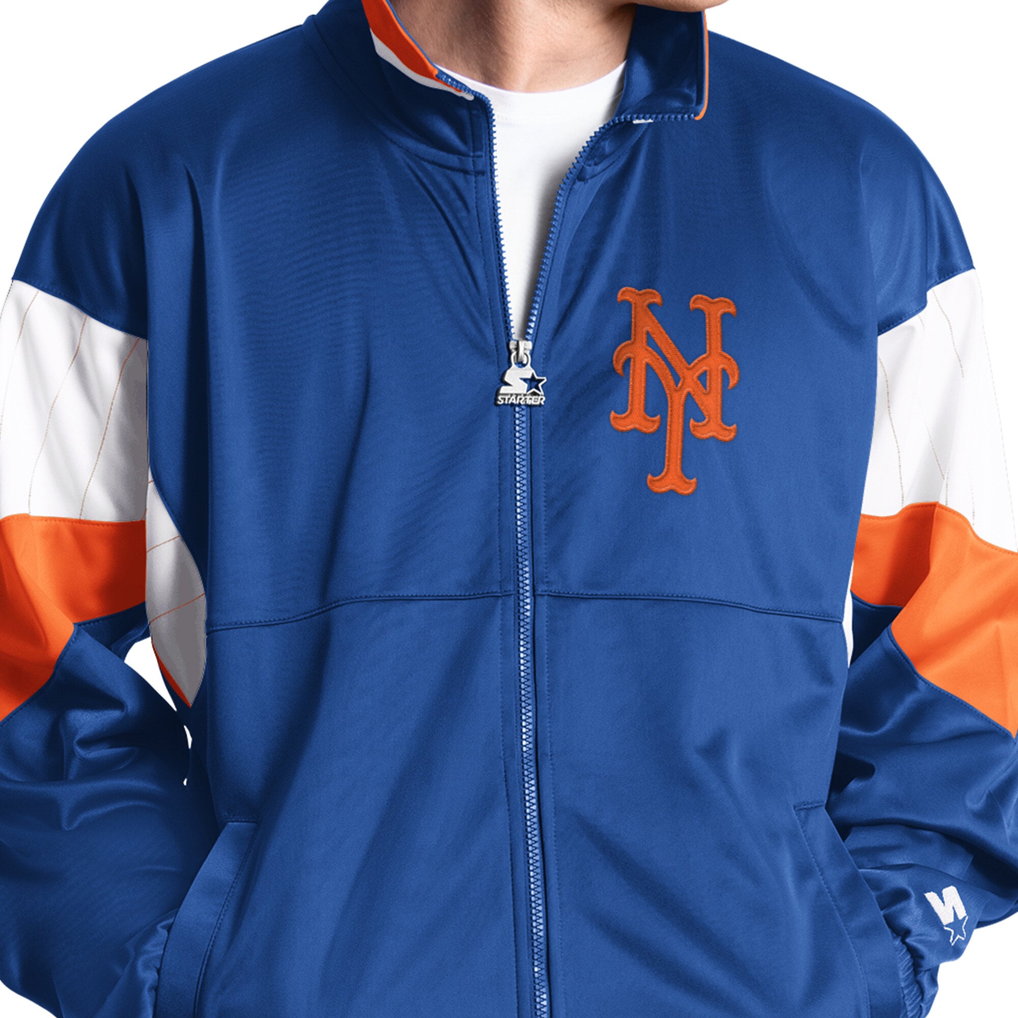 Veste de survêtement zippée intégrale Starter Royal New York Mets Legacy pour homme