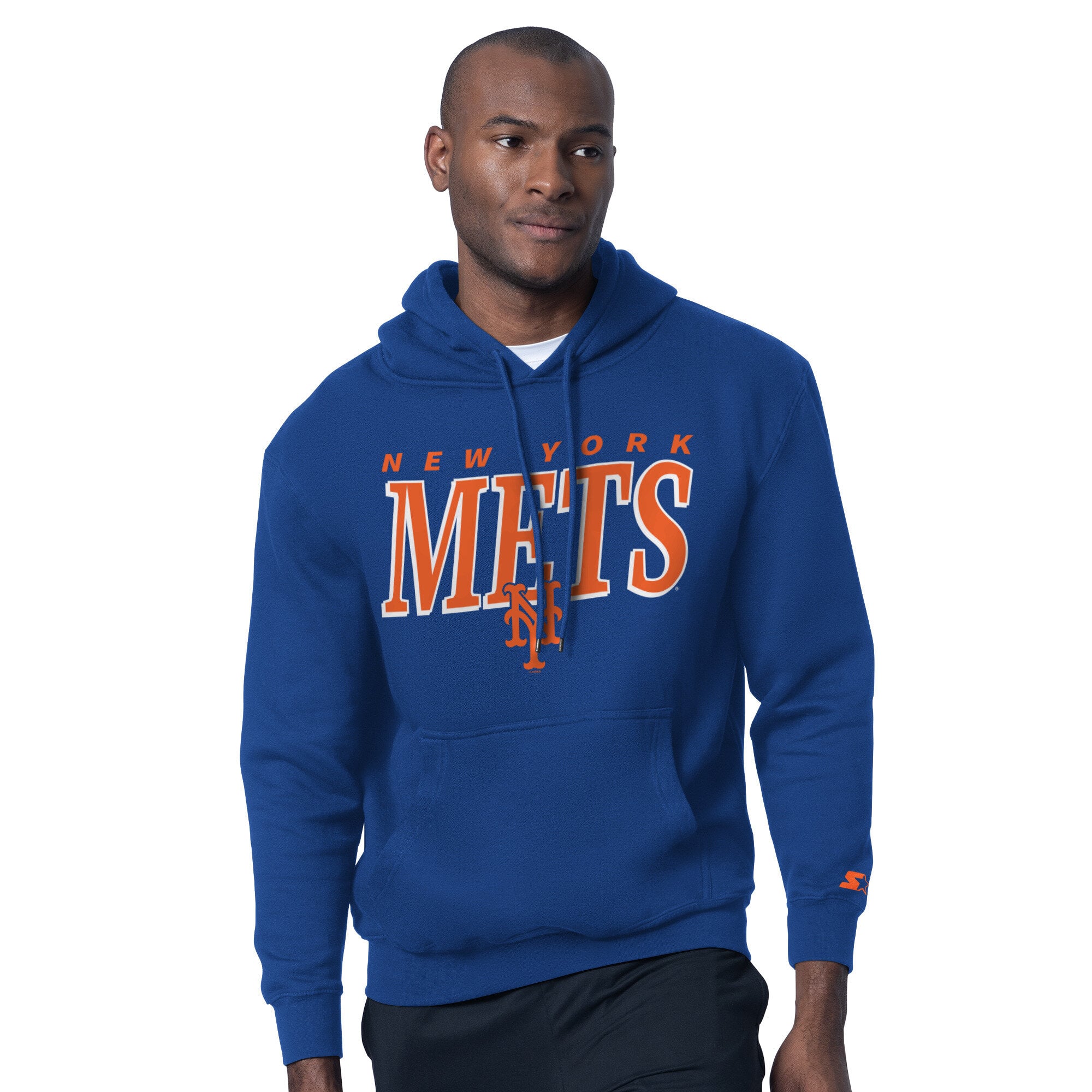 Ensemble sweat à capuche et t-shirt Starter Royal New York Mets pour homme