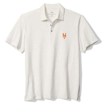  New York Mets Tommy Bahama Palm Dunes IslandZone Polo - White