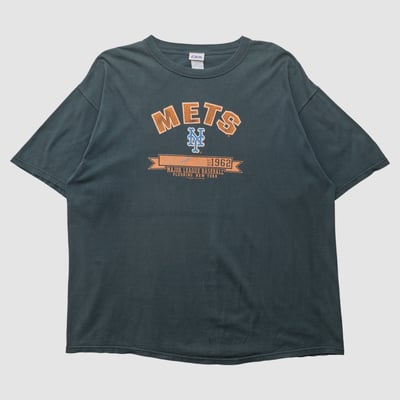 New York Mets CSA 2000s T-shirt - Black - 2XL by Fanatics Real Vintage