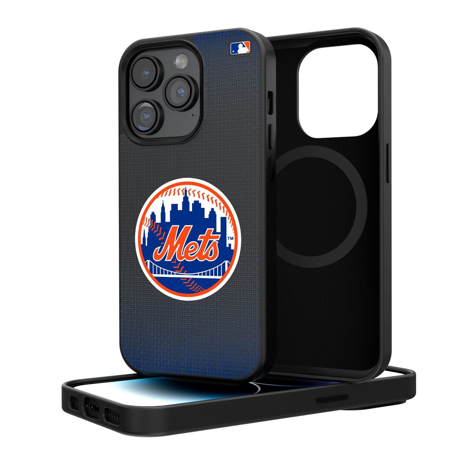 New York Mets Linen Logo iPhone Bump Case