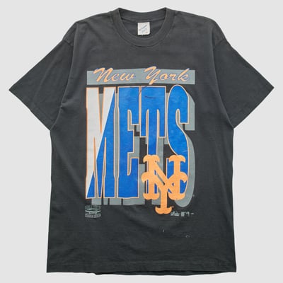 New York Mets Majestic 1994 T-shirt - Black - L by Fanatics Real Vintage