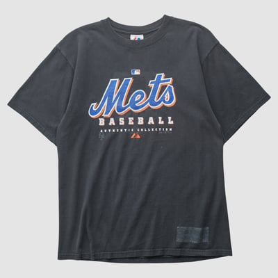 New York Mets Majestic 2000s T-shirt - Black - M by Fanatics Real Vintage