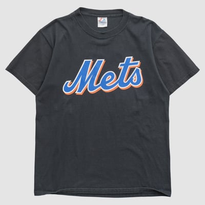 New York Mets Majestic 2000s T-shirt - Black - S by Fanatics Real Vintage
