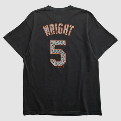 New York Mets Majestic 2010s T-shirt - Black - L by Fanatics Real Vintage