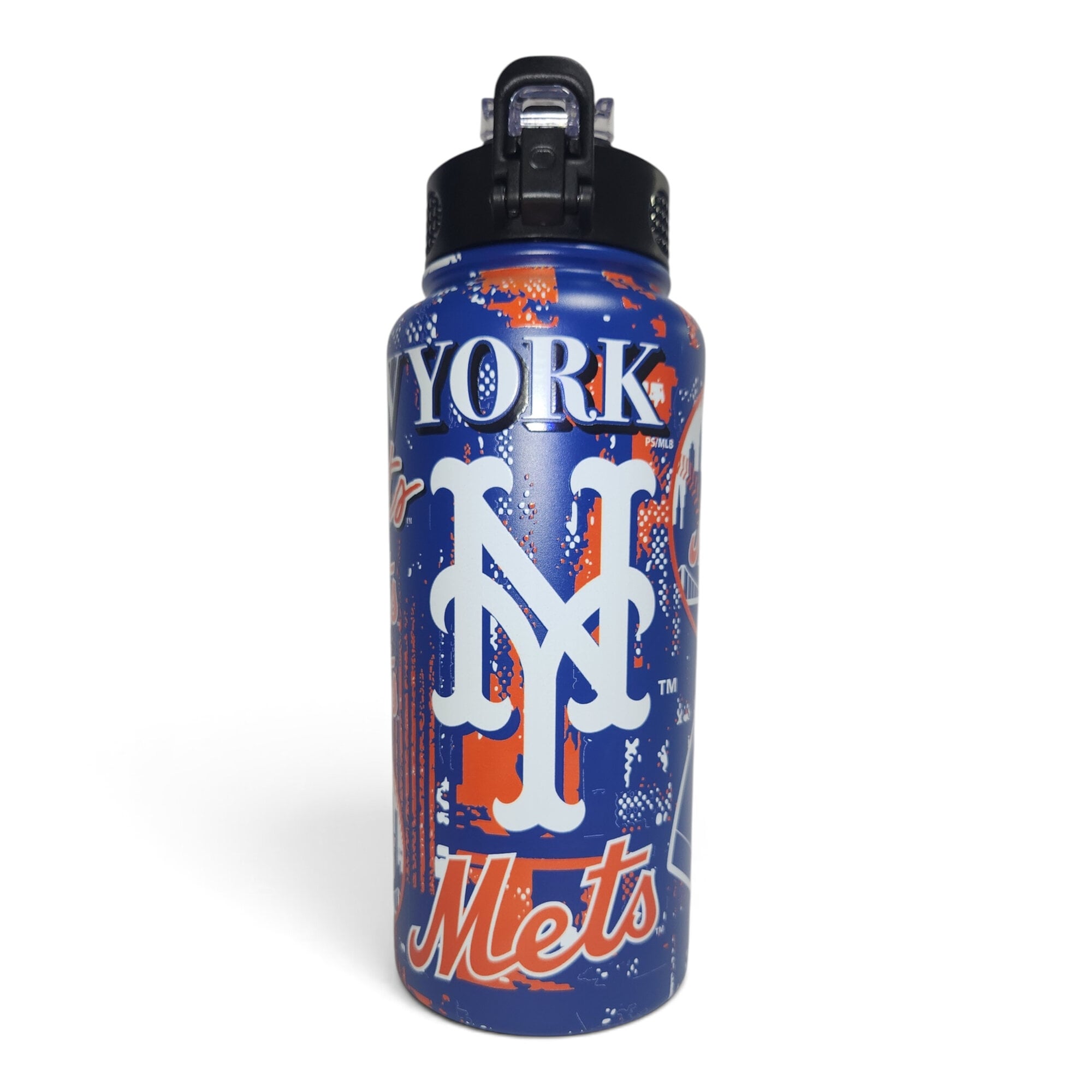 Pegasus New York Mets 32oz. Home Field Mashup Stainless Steel ProPress Water Bottle