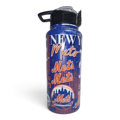New York Mets Pegasus 32oz. Home Field Mashup Stainless Steel ProPress Water Bottle