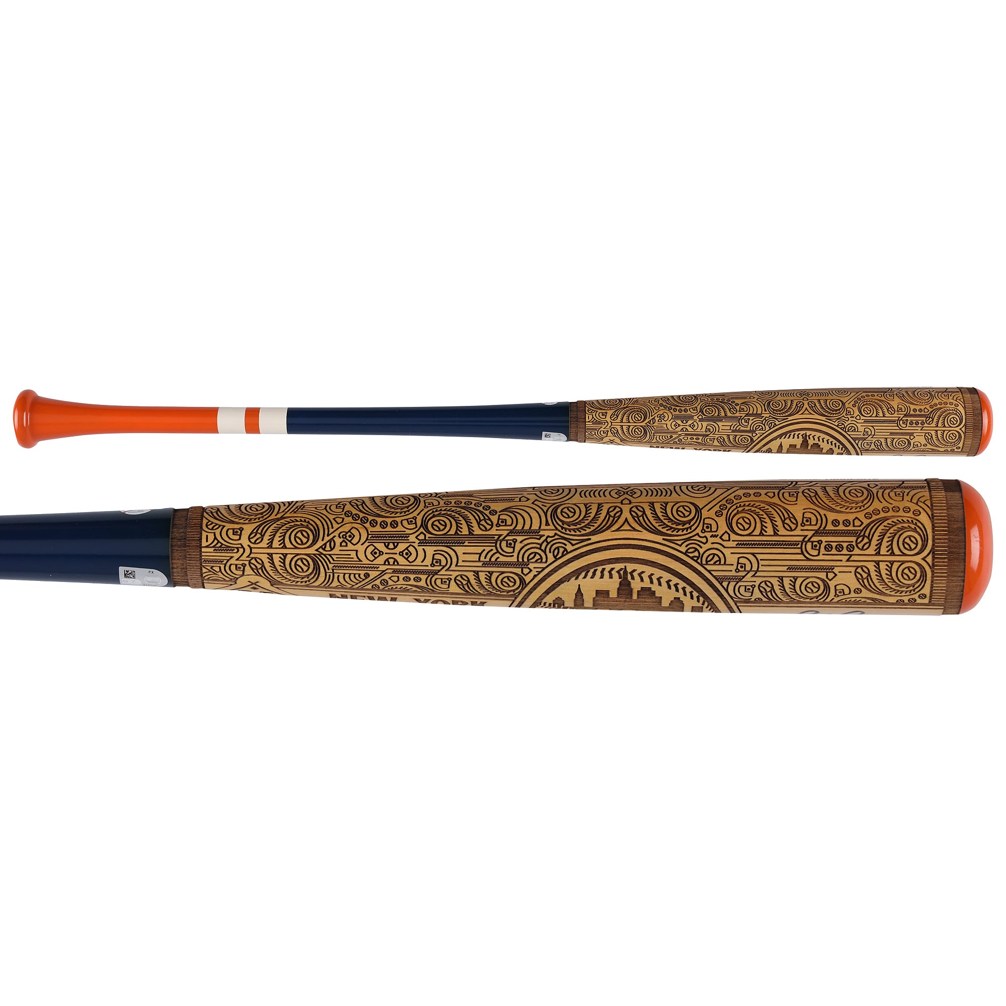 Pete Alonso New York Mets Autographed Pillbox Bat Company Mural Series Bat with "2019 NL ROY" Inscription - Limited Edition #5/5