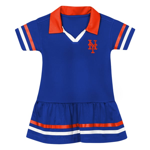 mets jersey dress Preschool Outerstuff Royal New York Big League Hit feature_Short Sleeves