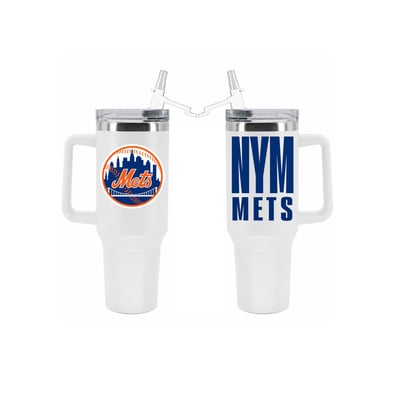 New York Mets The Memory Company 40oz. Stainless Steel Tumbler with Flip Straw