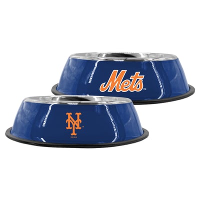 New York Mets The Memory Company 9" Stainless Steel Pet Bowl
