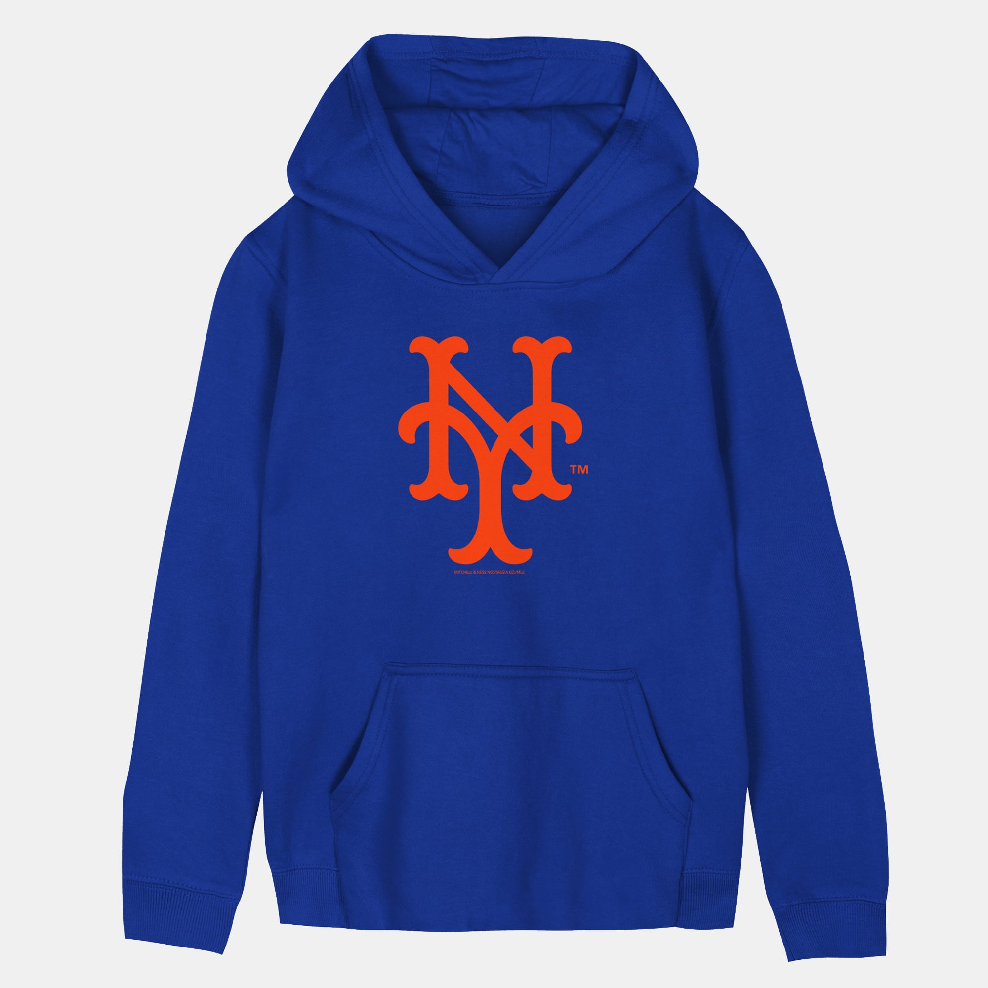 Sweat à capuche rétro Mitchell & Ness Royal New York Mets pour tout-petit