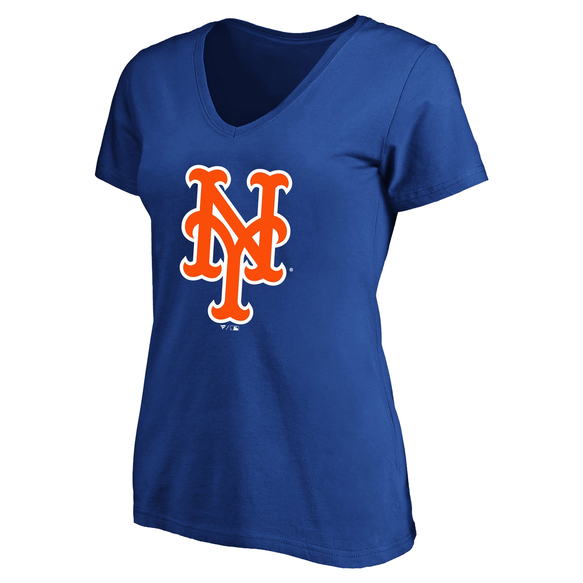 T-shirt à col en V pour femme Fanatics Bo Bichette Royal New York Mets, grande taille, nom et numéro