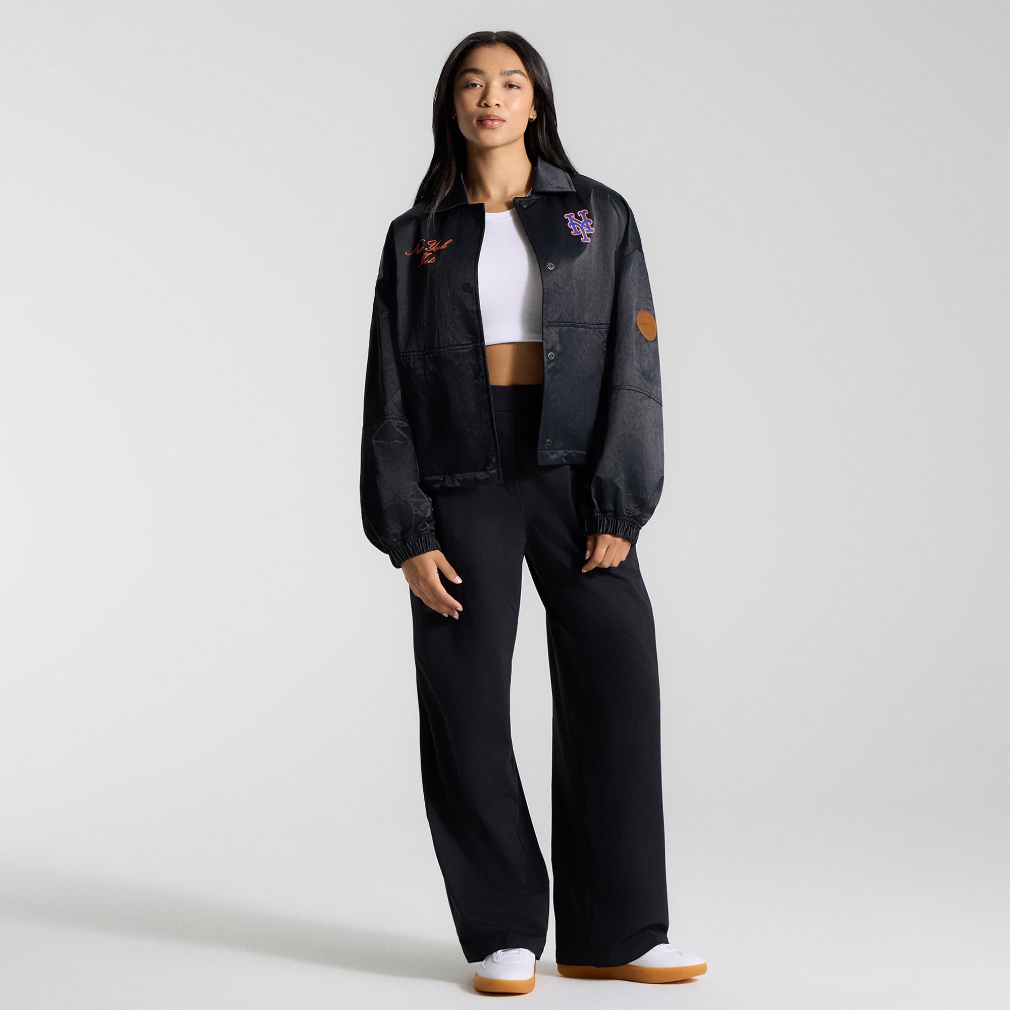Women's lululemon Black New York Mets Coaches Jacket